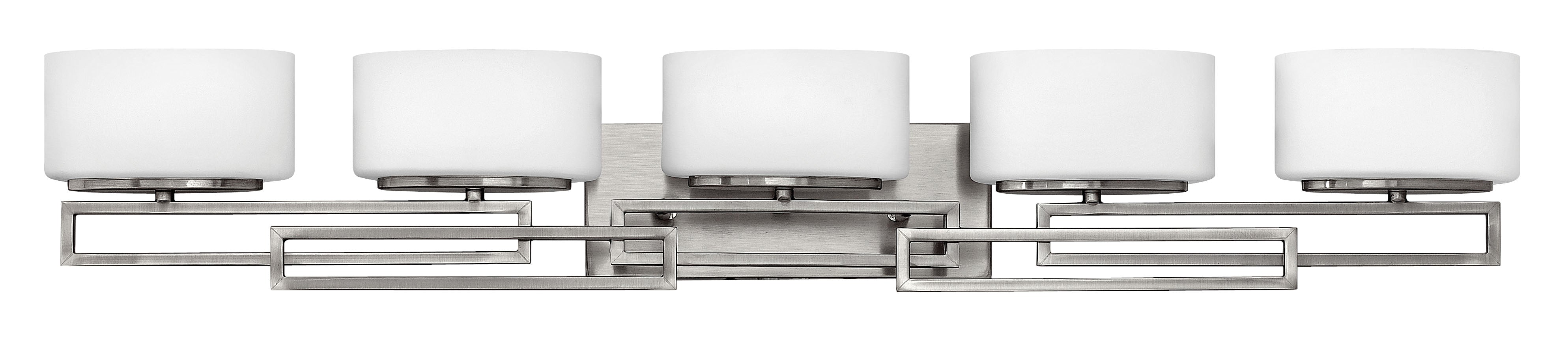 Très grand luminaire de vanité à cinq lumières
