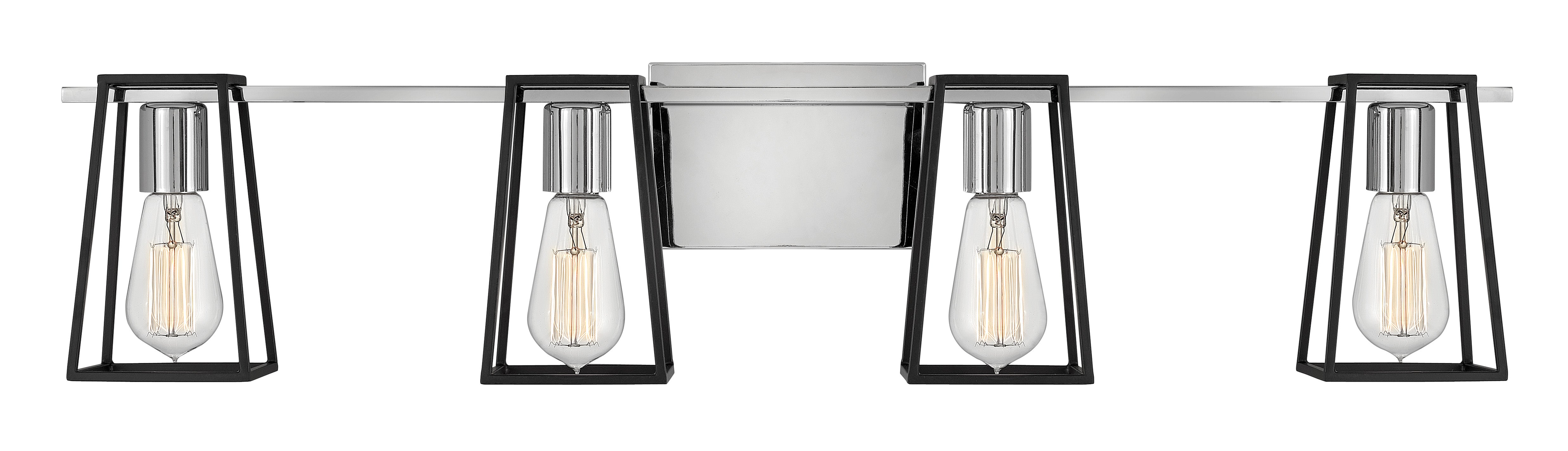 Grand luminaire de vanité à quatre lumières