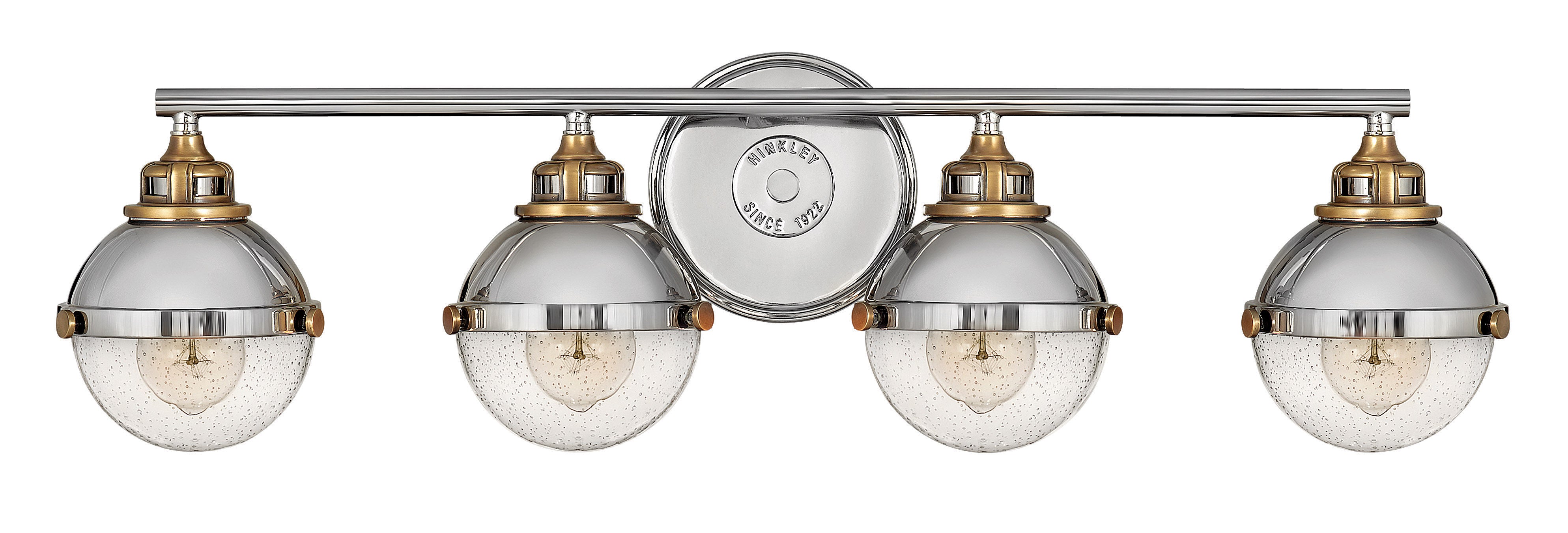 Grand luminaire de vanité à quatre lumières