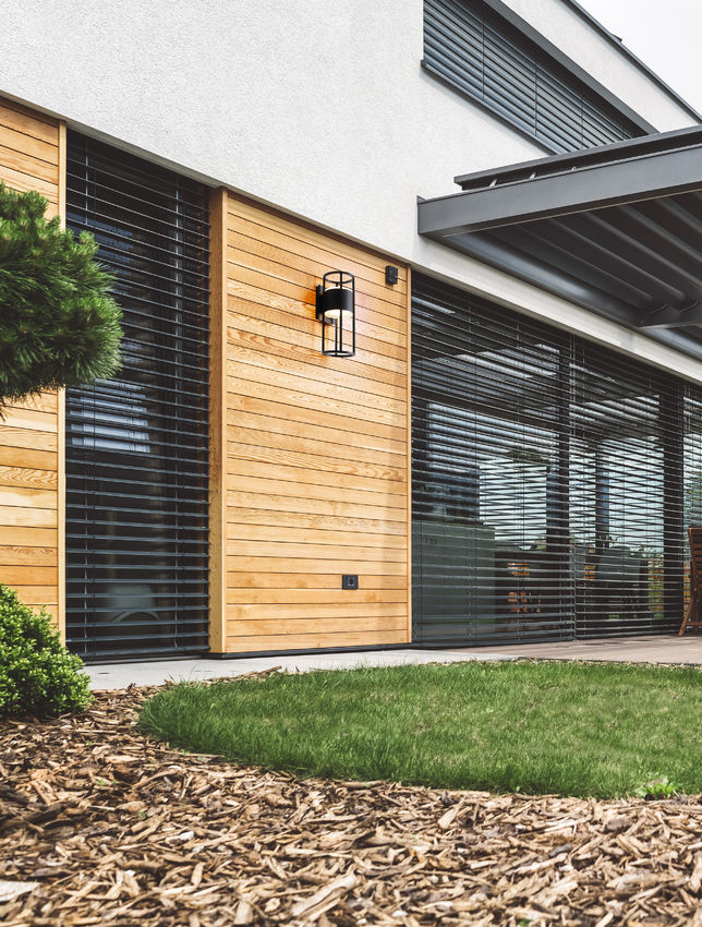 LUCA Murale exterieure Noir DEL INTÉGRÉ - 517M-BK-LED | Z-LITE