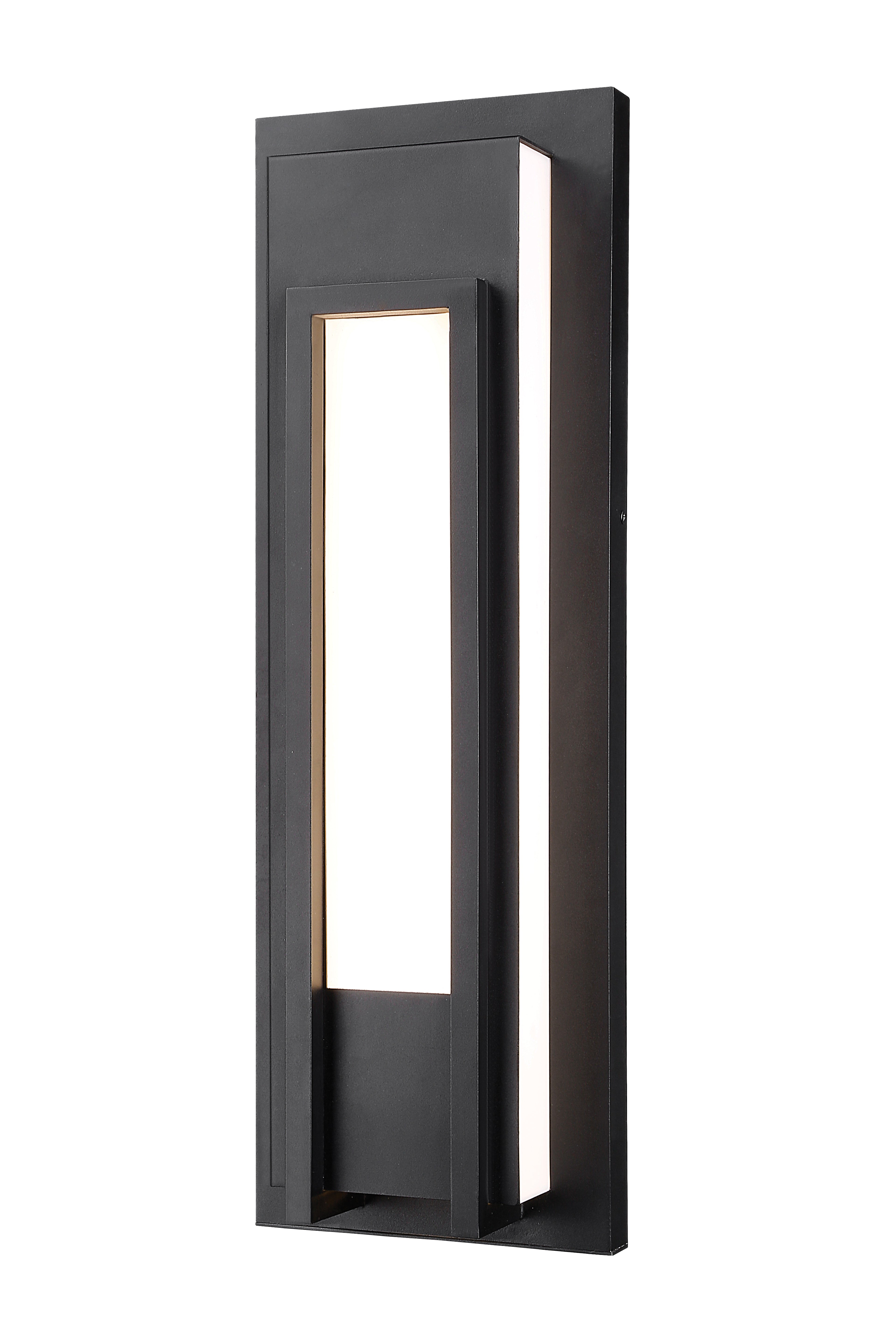 KEATON Outdoor wall sconce Black INTEGRATED LED - 520B-BK-LED | Z-LITE
