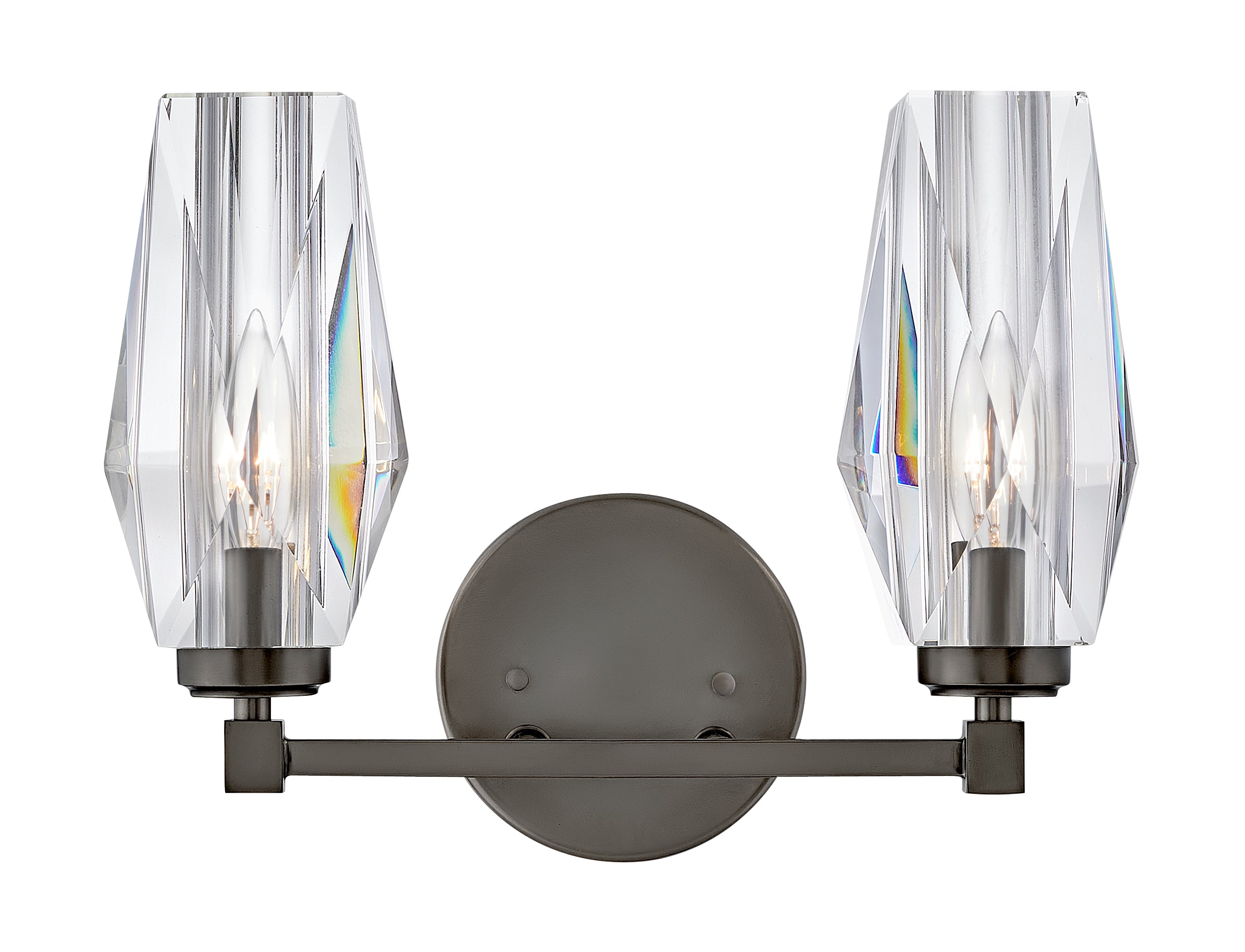 Petit luminaire de vanité à deux lumières