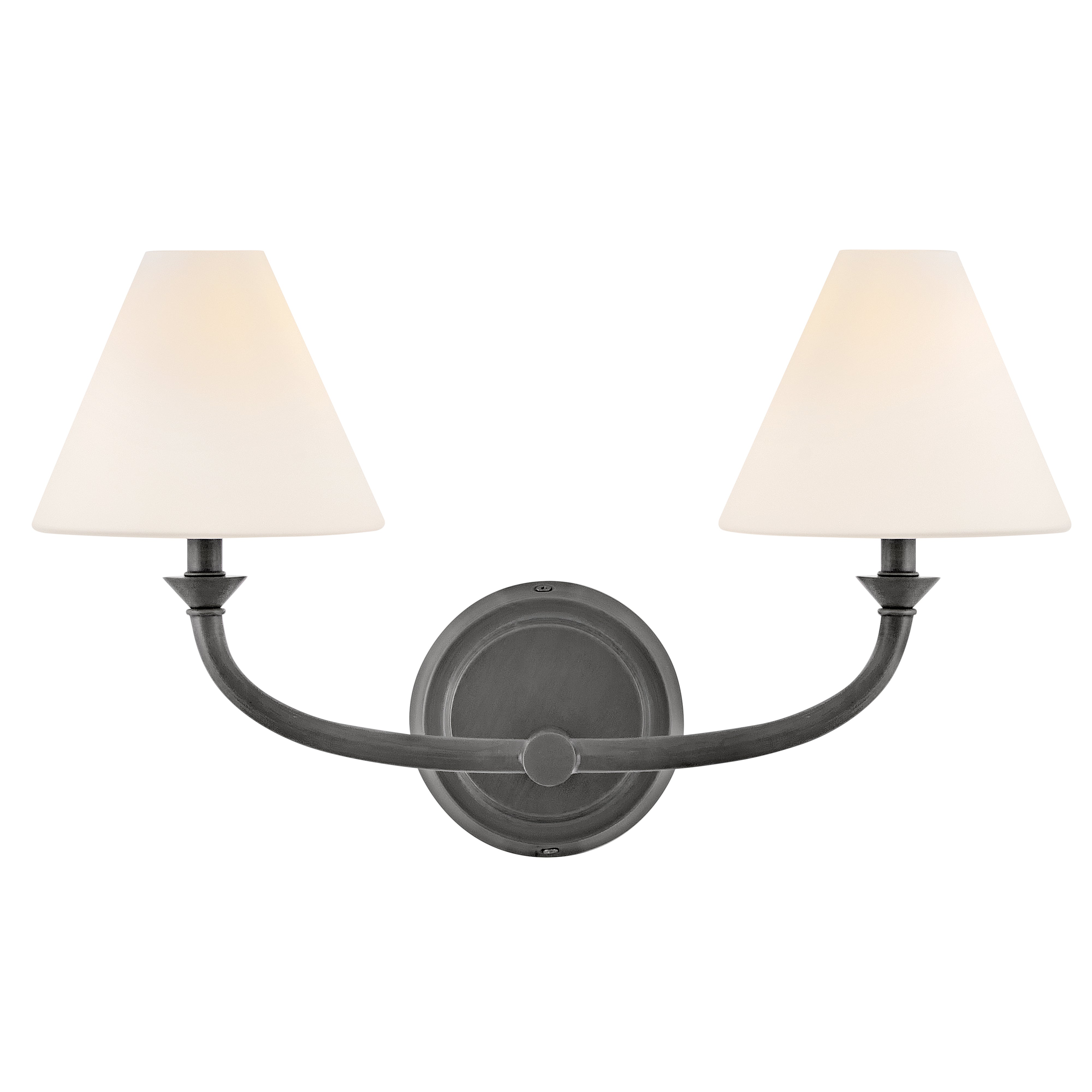 Petit luminaire de vanité à deux lumières