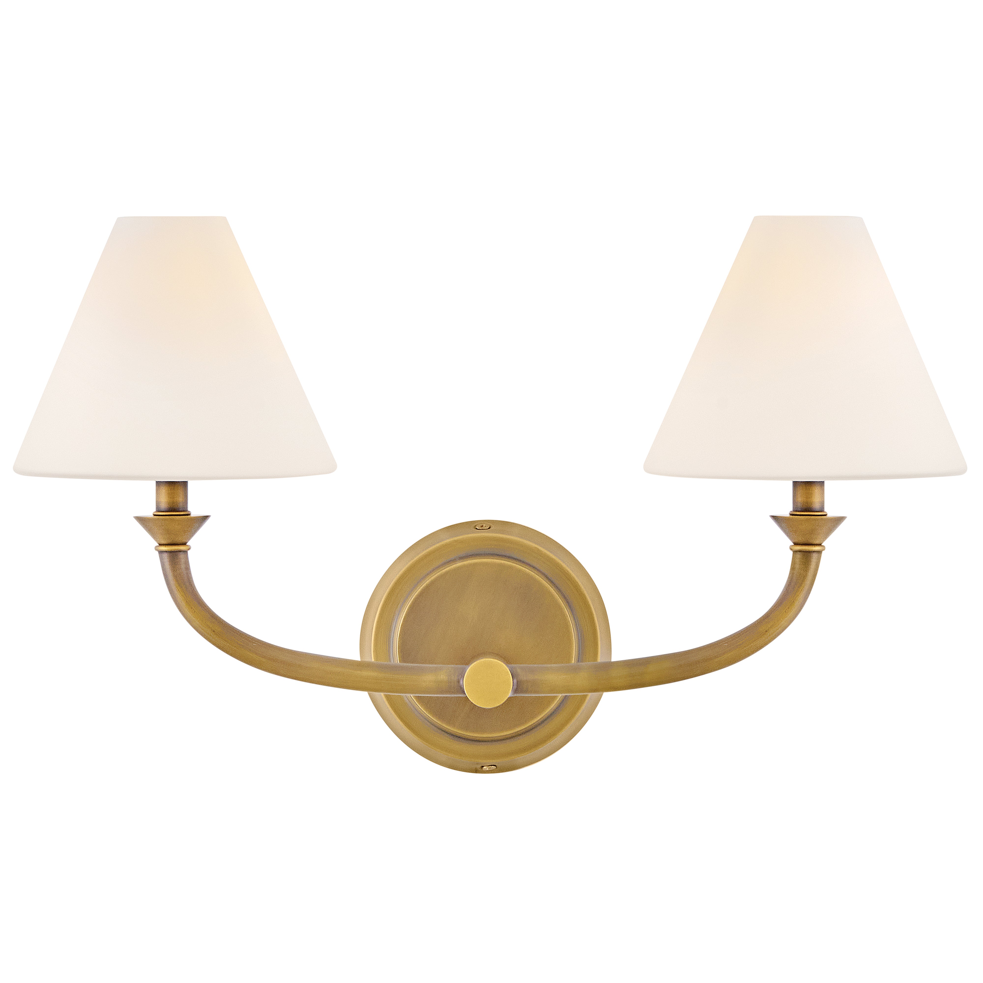 Petit luminaire de vanité à deux lumières