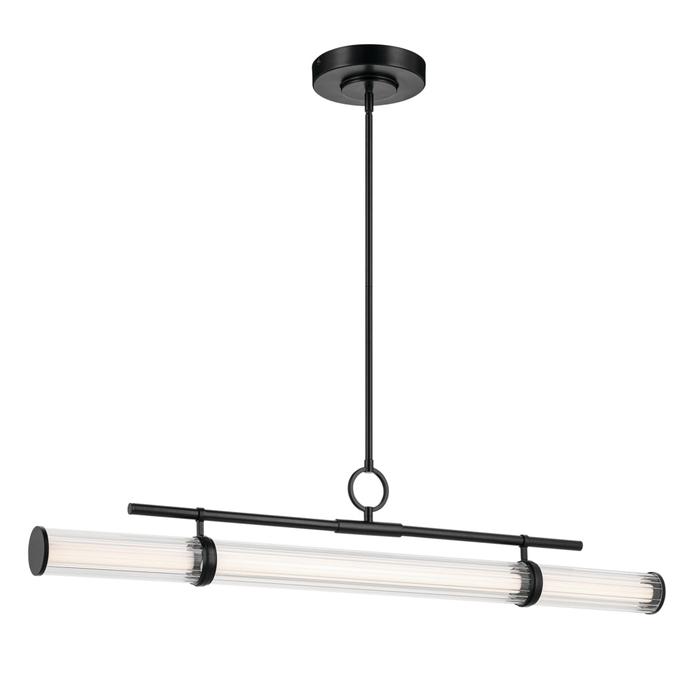 RIVEN Luminaire suspendu Noir DEL INTÉGRÉ - 52753BKLED | KICHLER