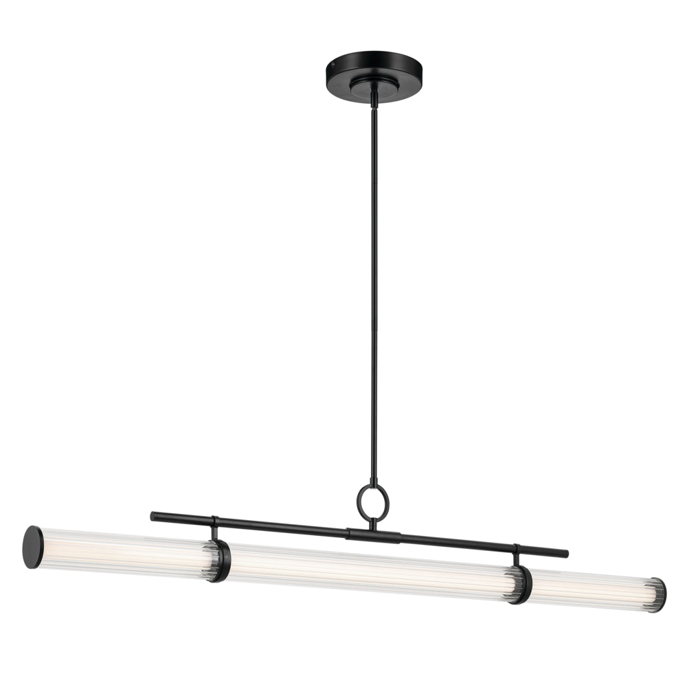 RIVEN Luminaire suspendu Noir DEL INTÉGRÉ - 52754BKLED | KICHLER