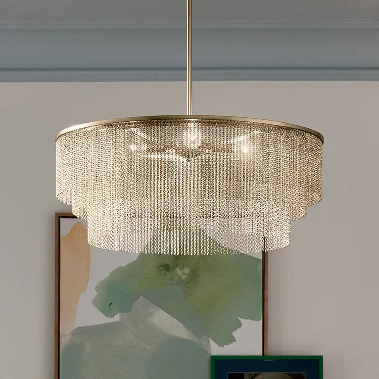 Luminaire suspendu Bronze champagne | KHAITE