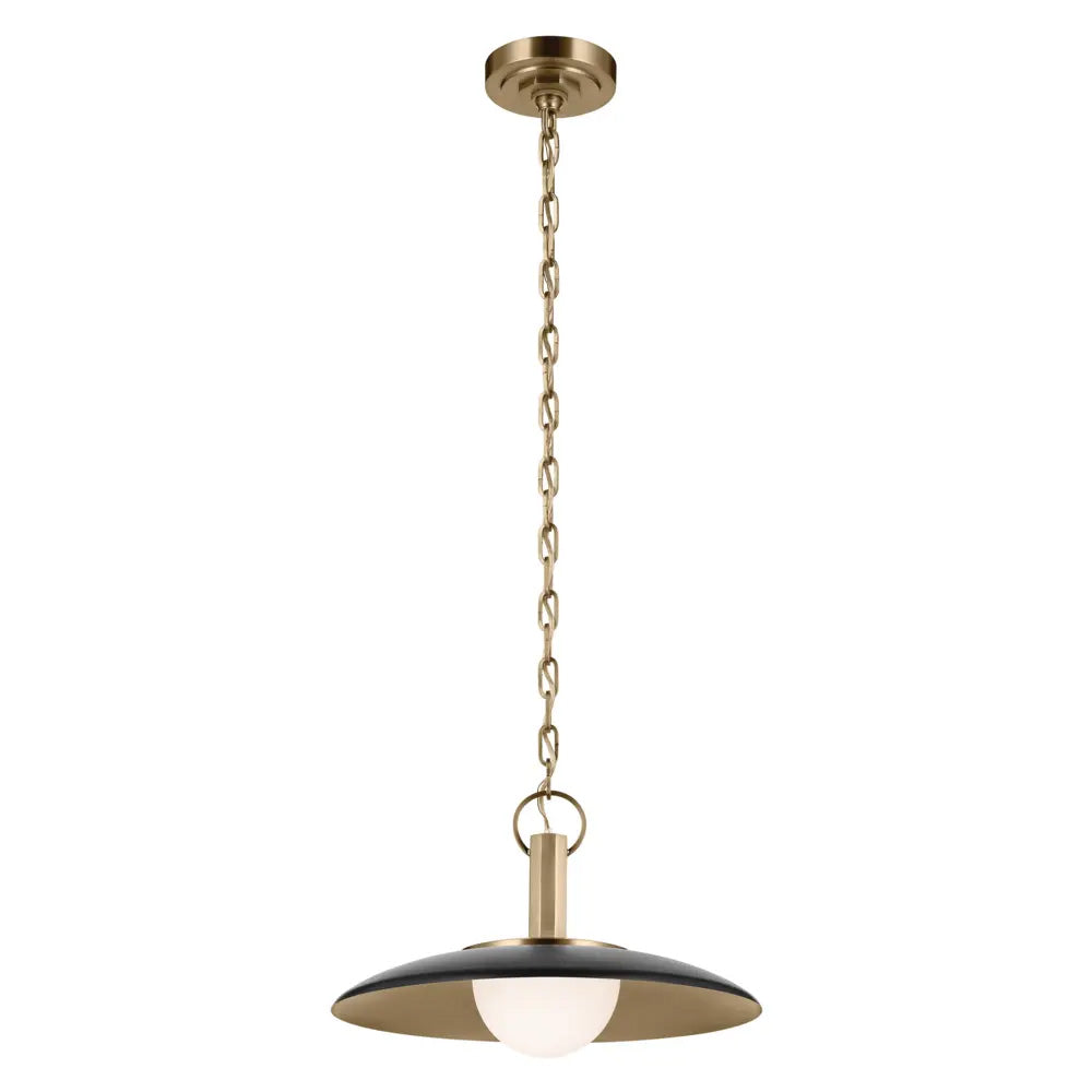 Luminaire suspendu Noir et bronze champagne | KURIO