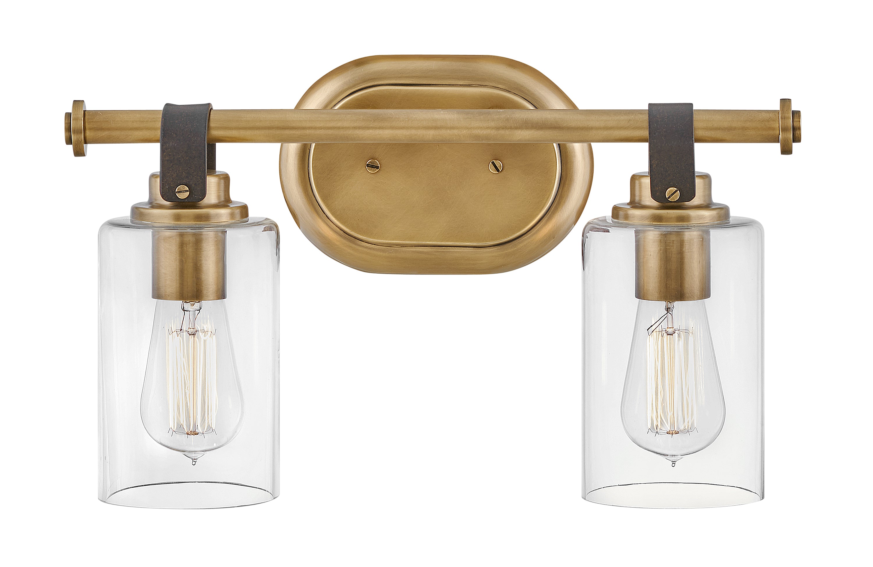 Petit luminaire de vanité à deux lumières
