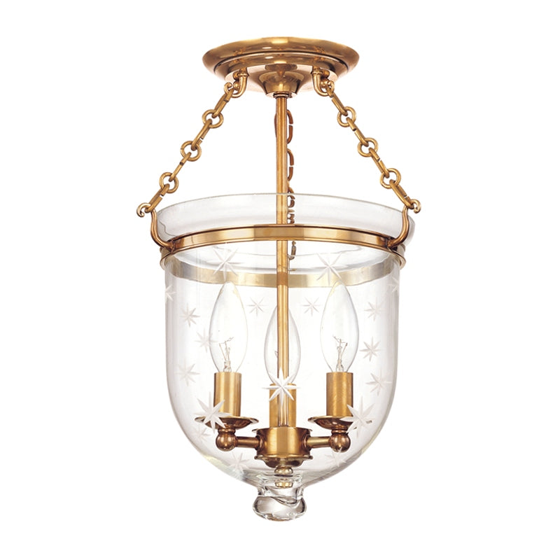 Semi-plafonnier 3 lumières | Hampton