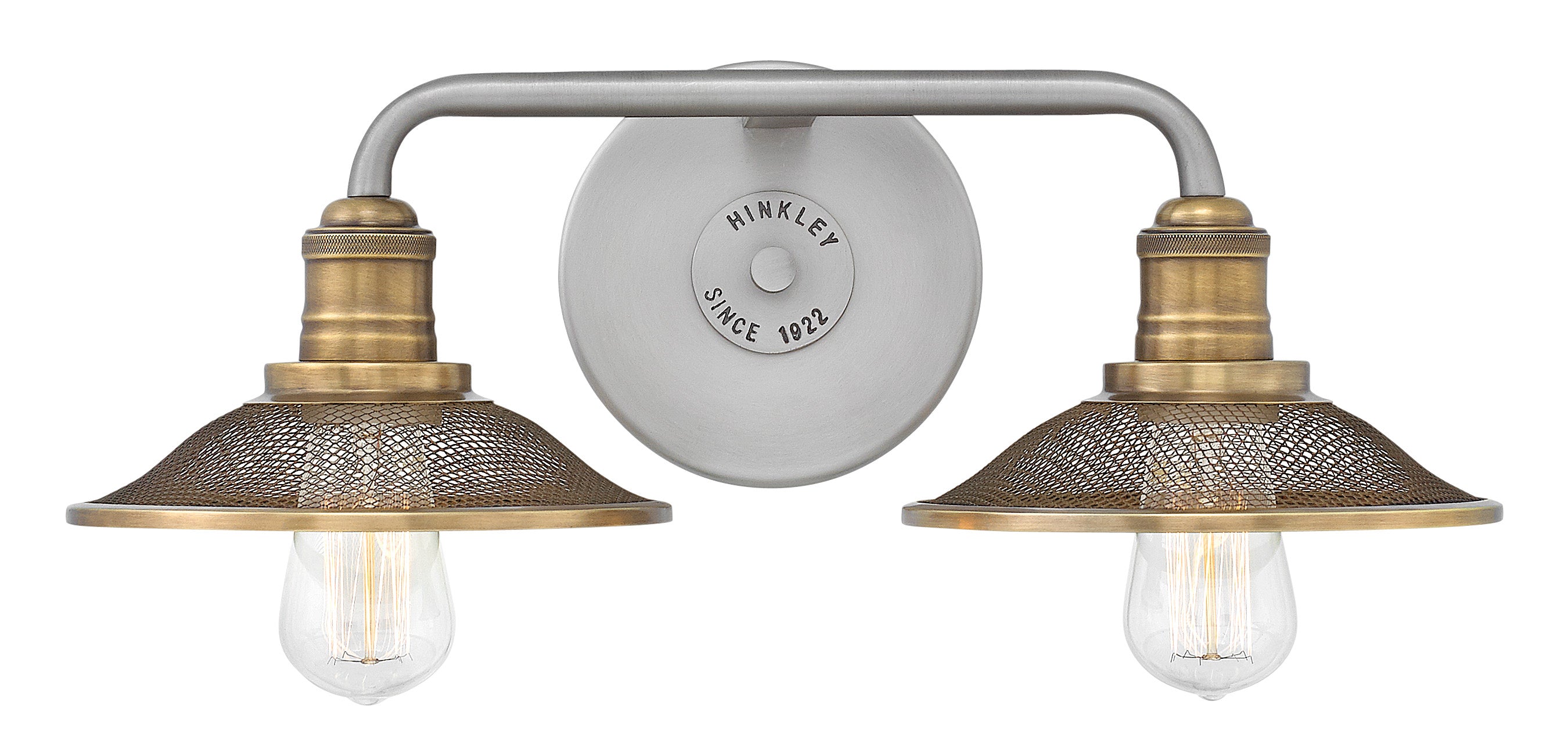 Petit luminaire de vanité à deux lumières