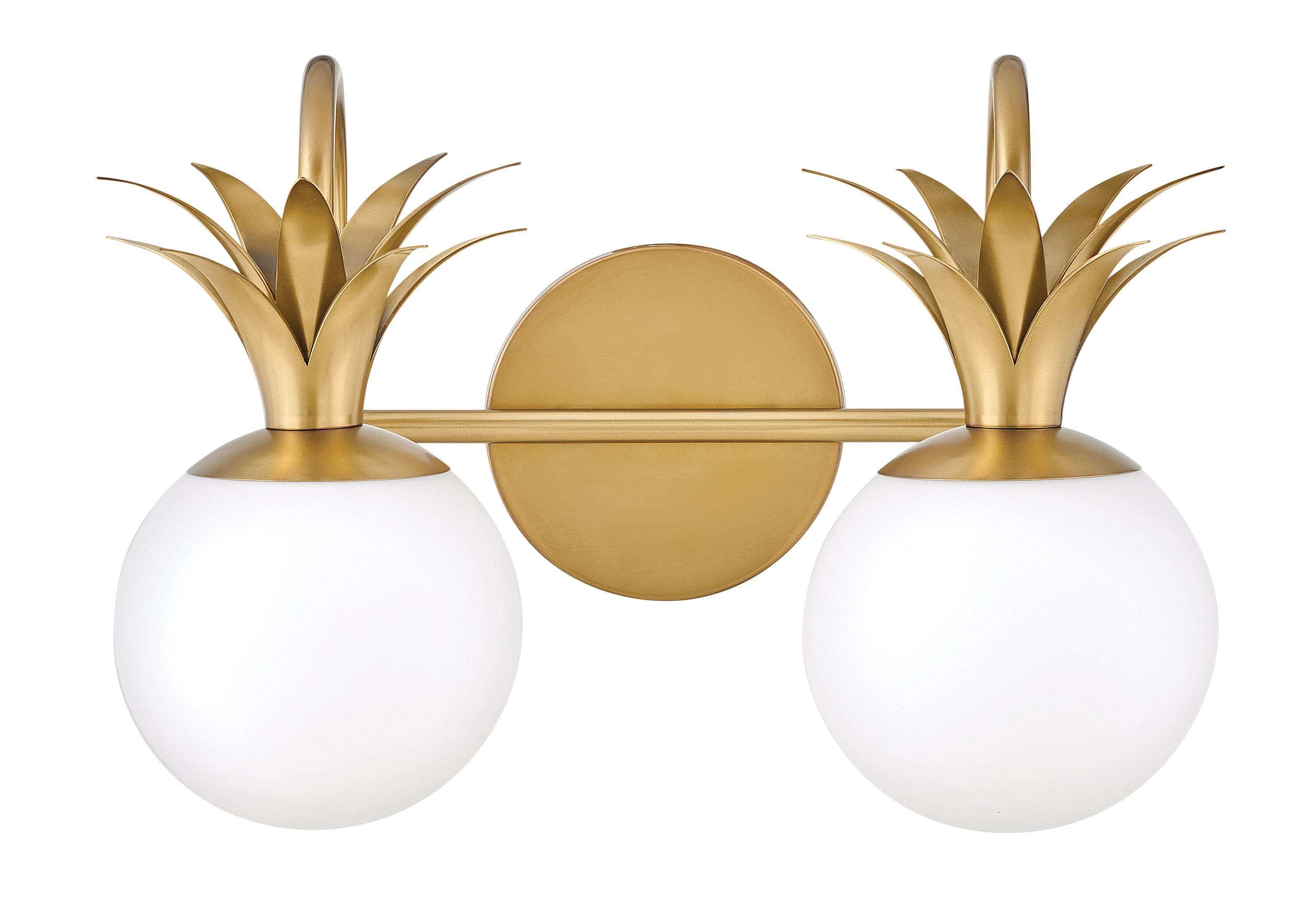 Petit luminaire de vanité à deux lumières