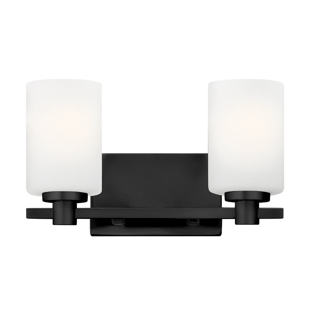 Petit luminaire de vanité à deux lumières