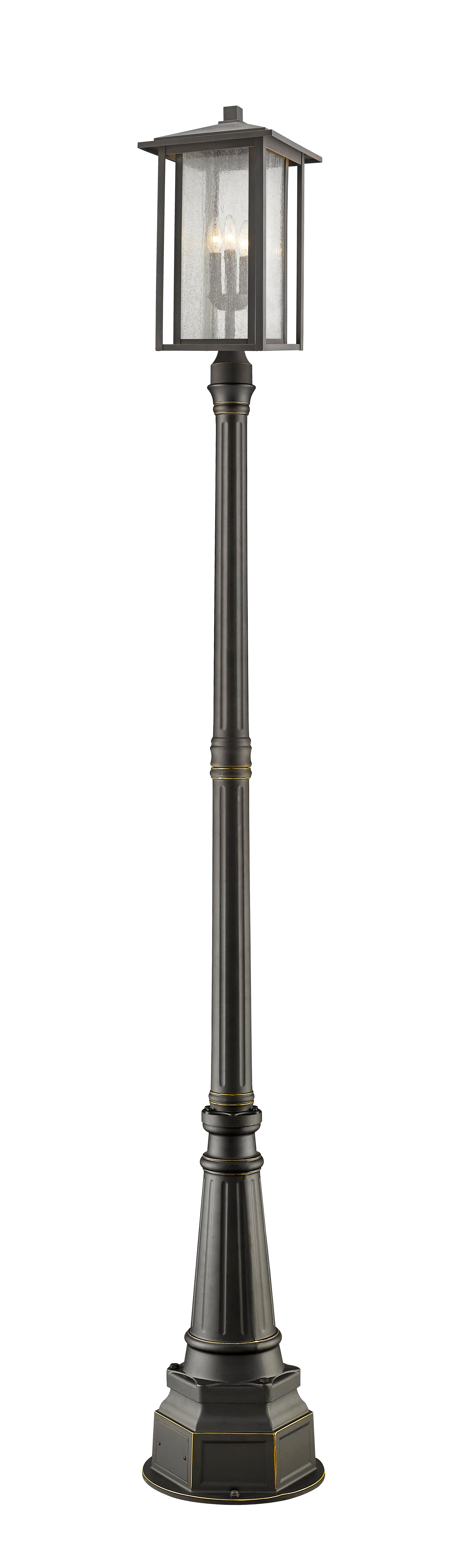 ASPEN Luminaire sur poteau Bronze - 554PHXLR-564P-ORB | Z-LITE