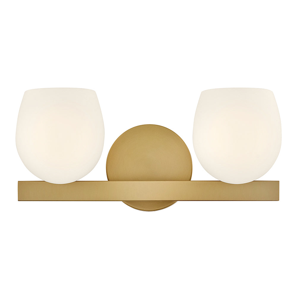 Petit luminaire de vanité à deux lumières