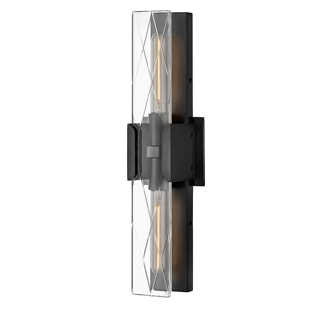 Grande applique à deux lumières
