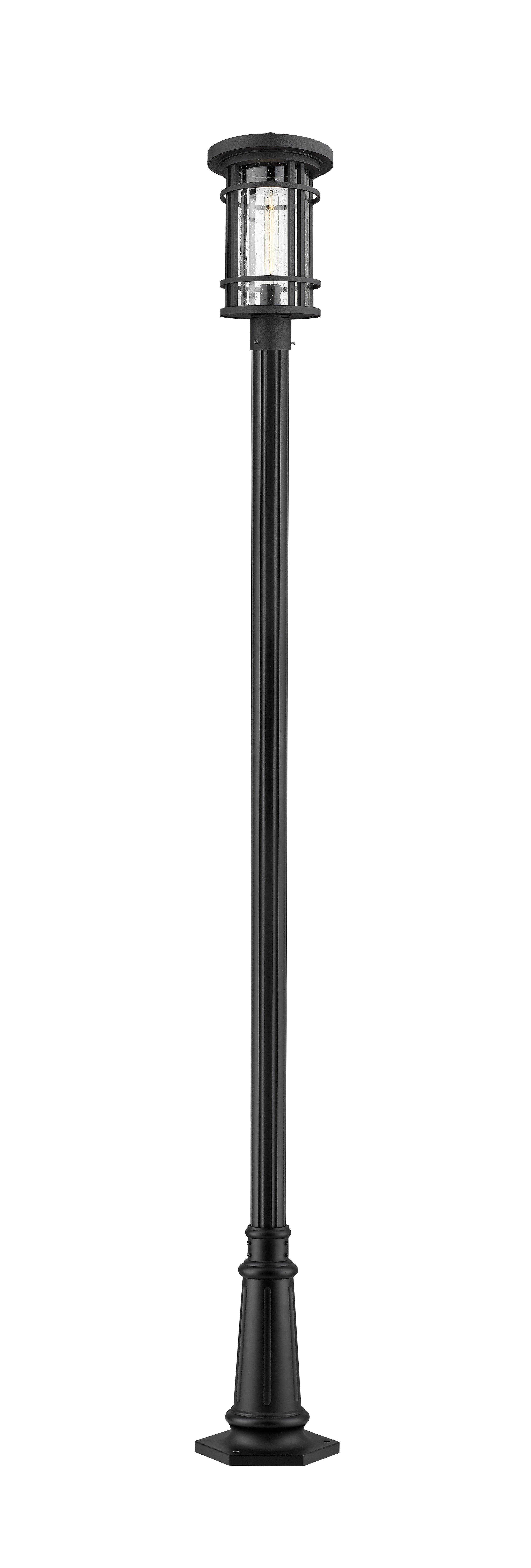 JORDAN Luminaire sur poteau Noir - 570PHB-557P-BK | Z-LITE