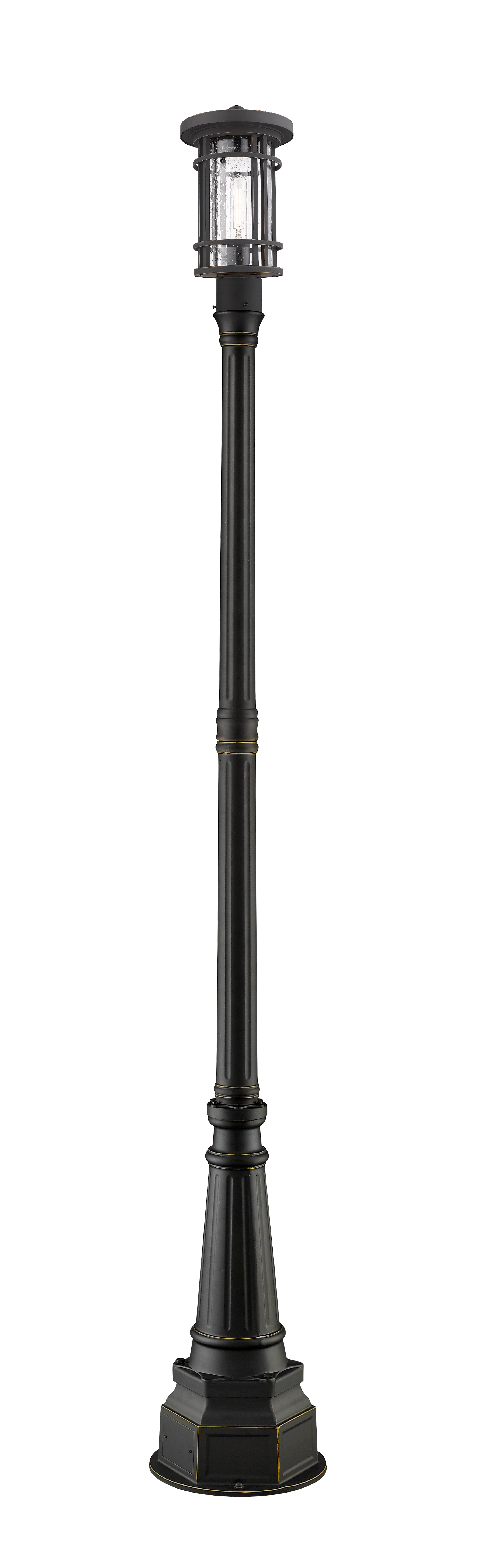 JORDAN Luminaire sur poteau Bronze - 570PHM-564P-ORB | Z-LITE