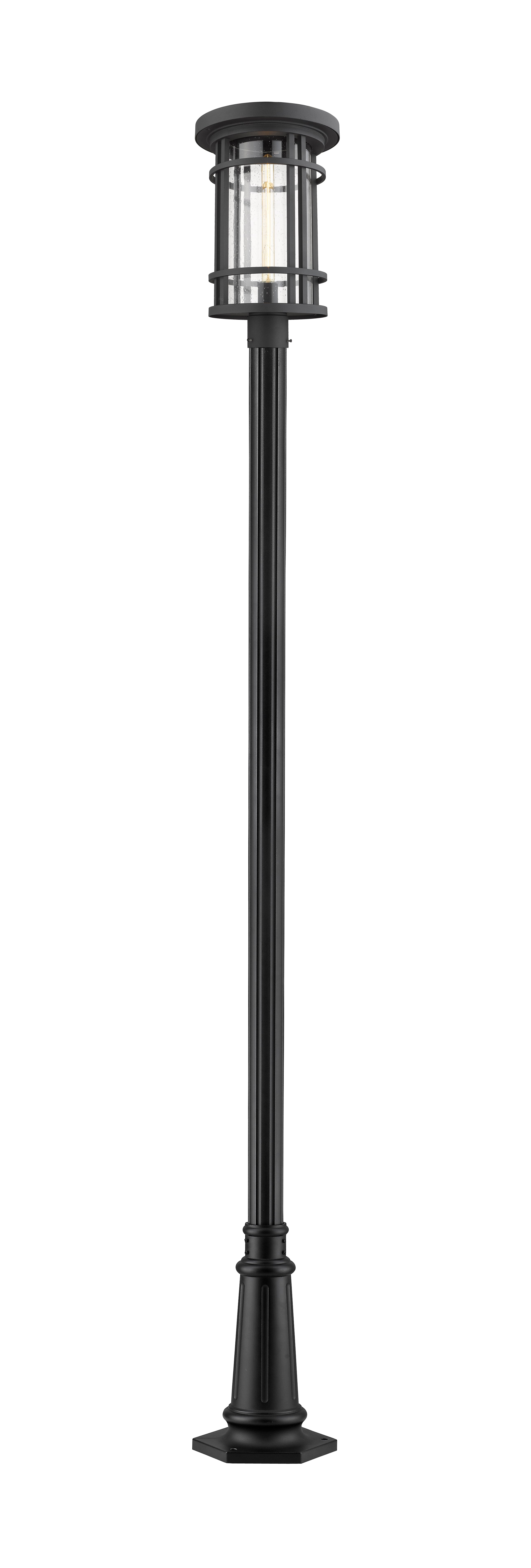 JORDAN Luminaire sur poteau Noir - 570PHXL-557P-BK | Z-LITE