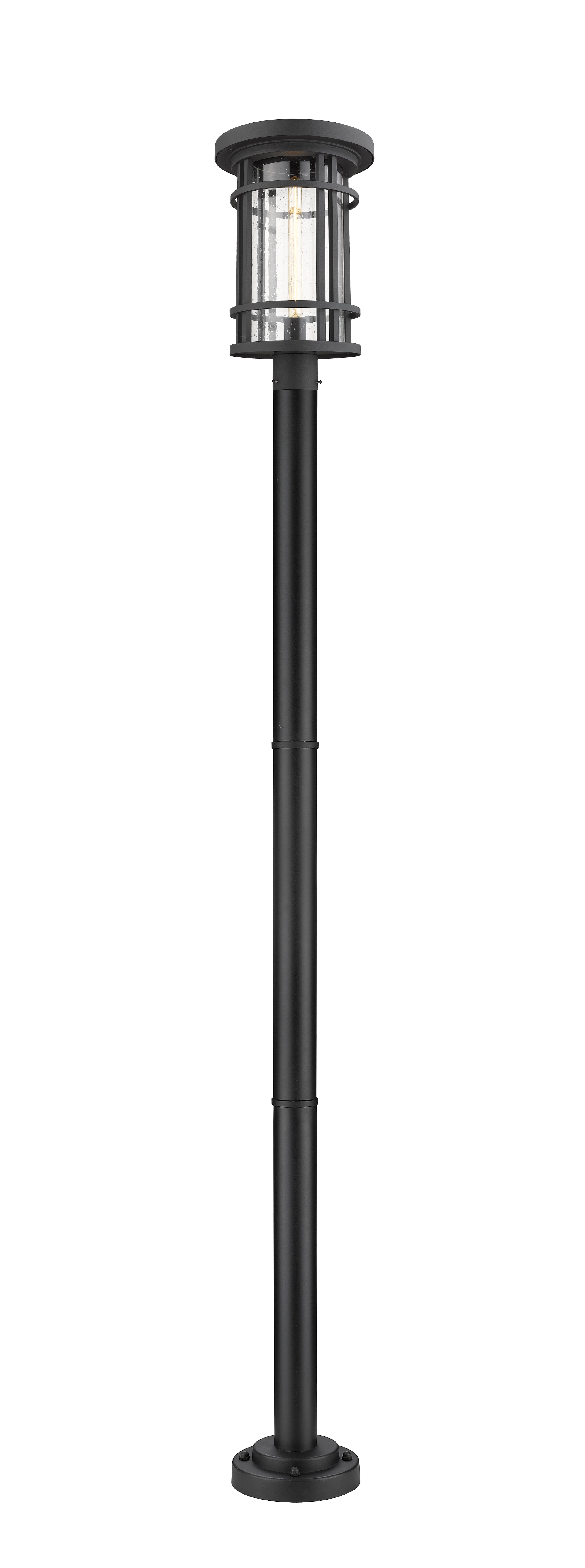 JORDAN Luminaire sur poteau Noir - 570PHXL-567P-BK | Z-LITE