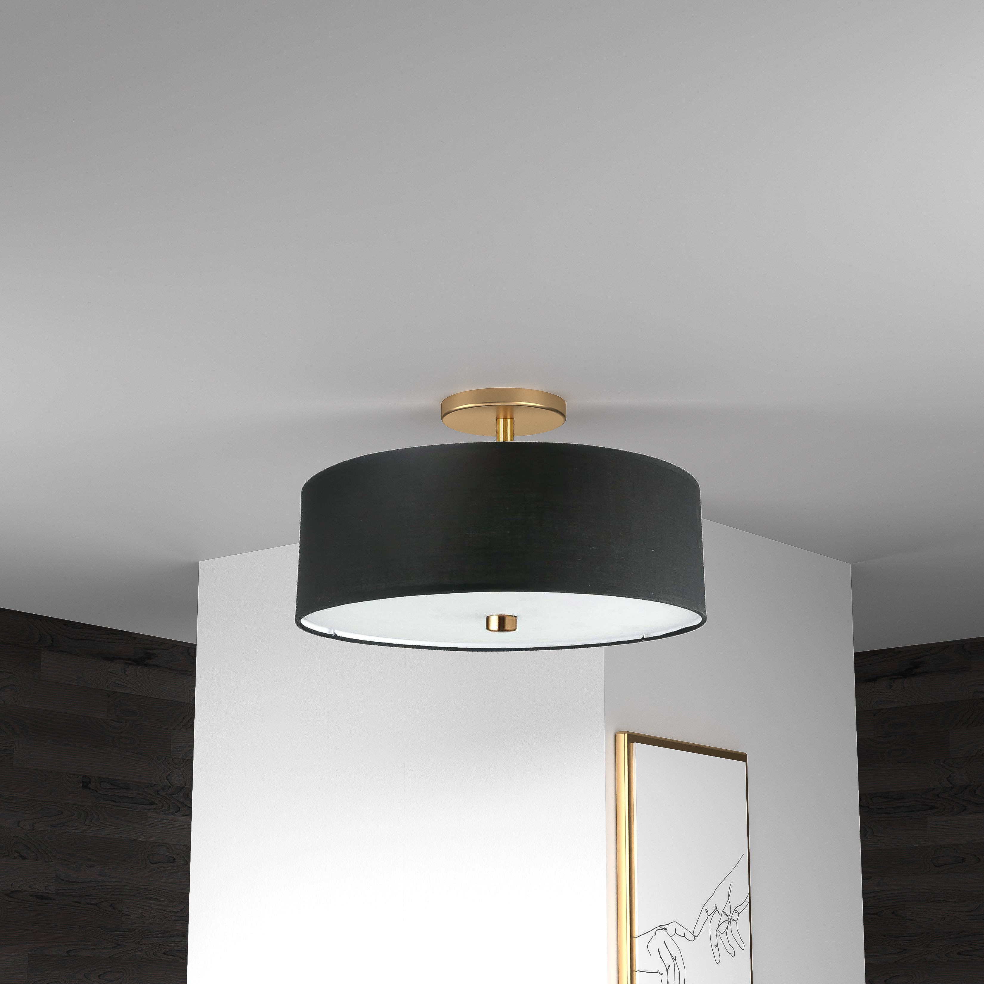 Plafonnier Noir | EVERLY