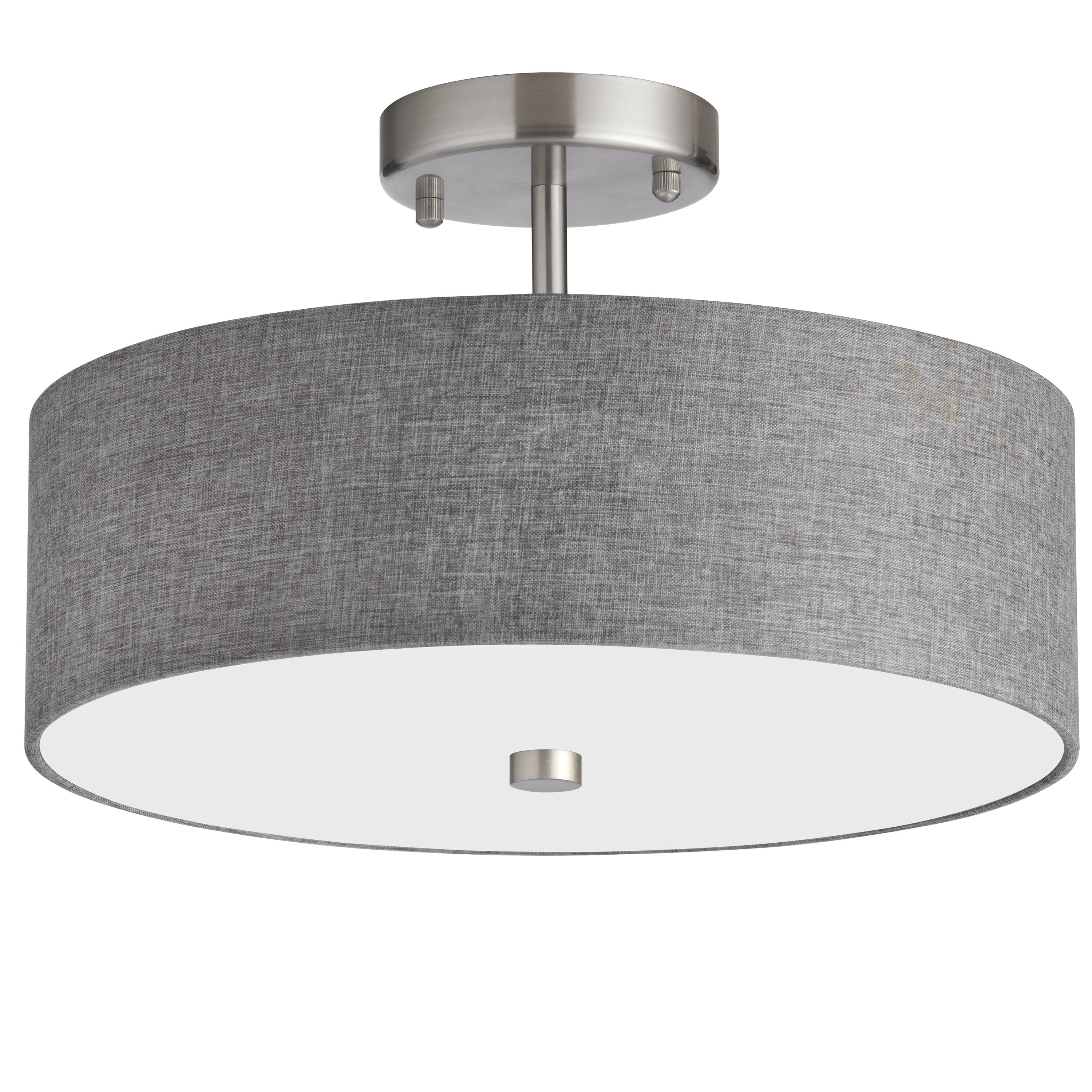 EVERLY Semi-Flush mount Grey - 571-143SF-SC-GRY | DAINOLITE