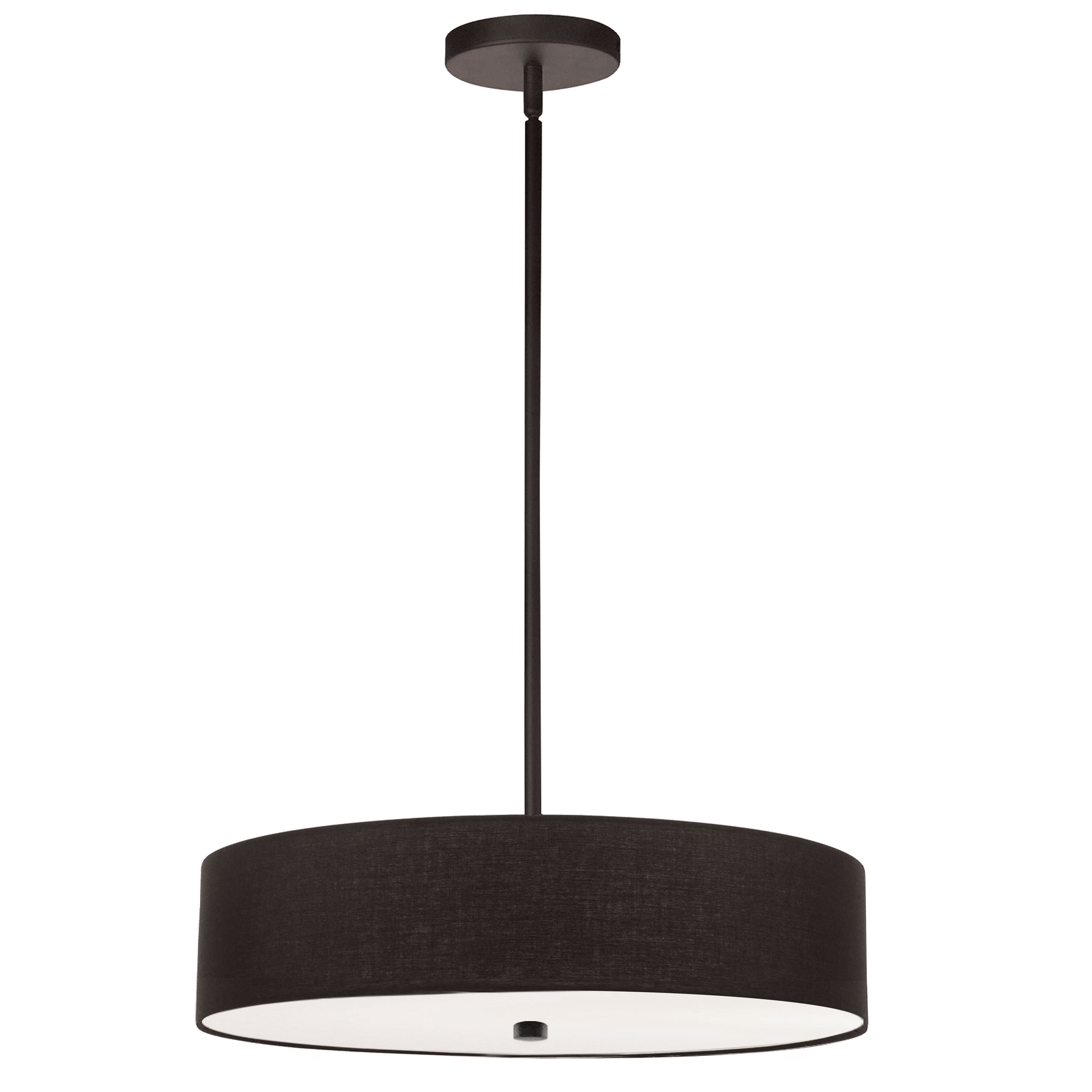 EVERLY Suspension Noir - 571-204P-MB-BK | DAINOLITE