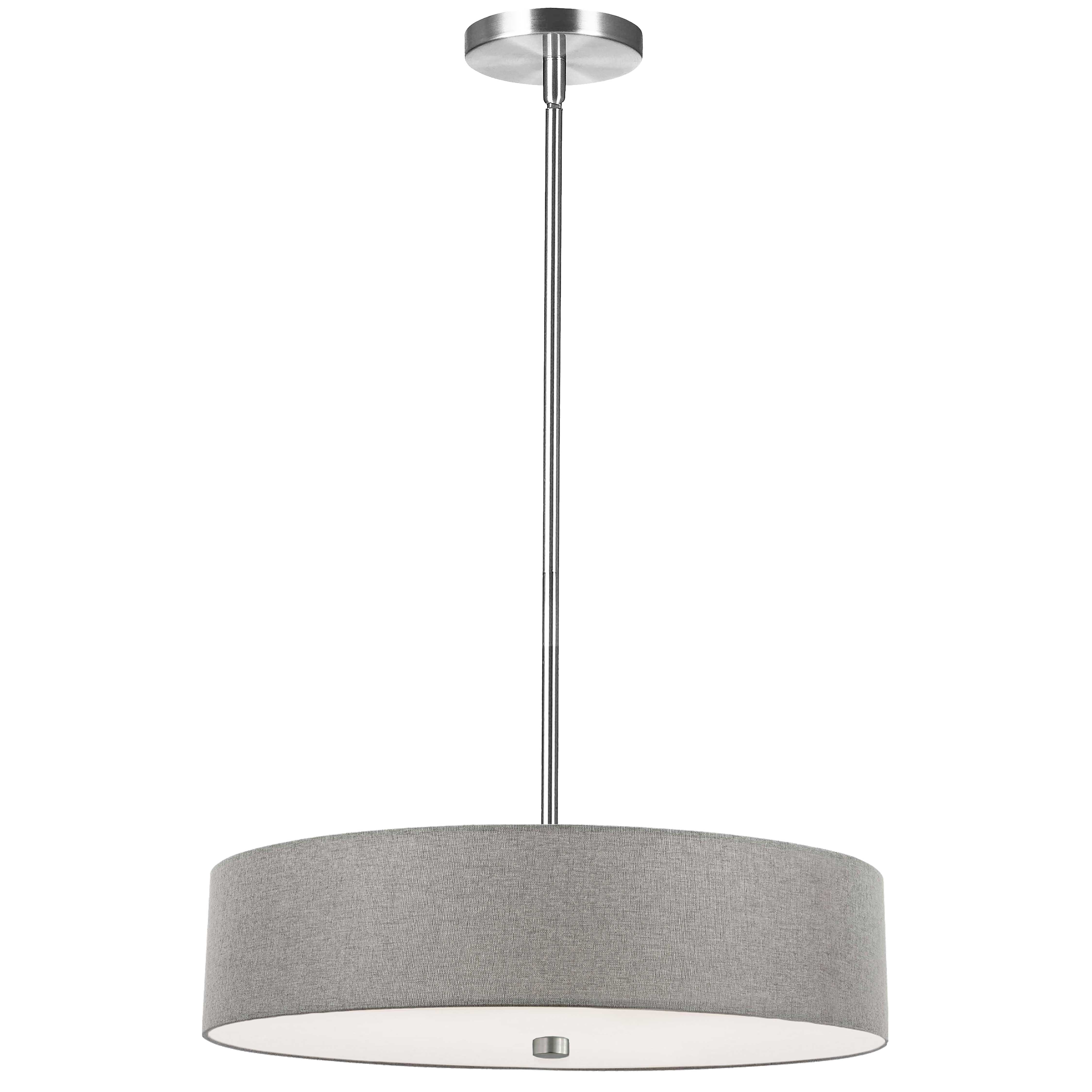 EVERLY Pendant Grey - 571-204P-PC-GRY | DAINOLITE