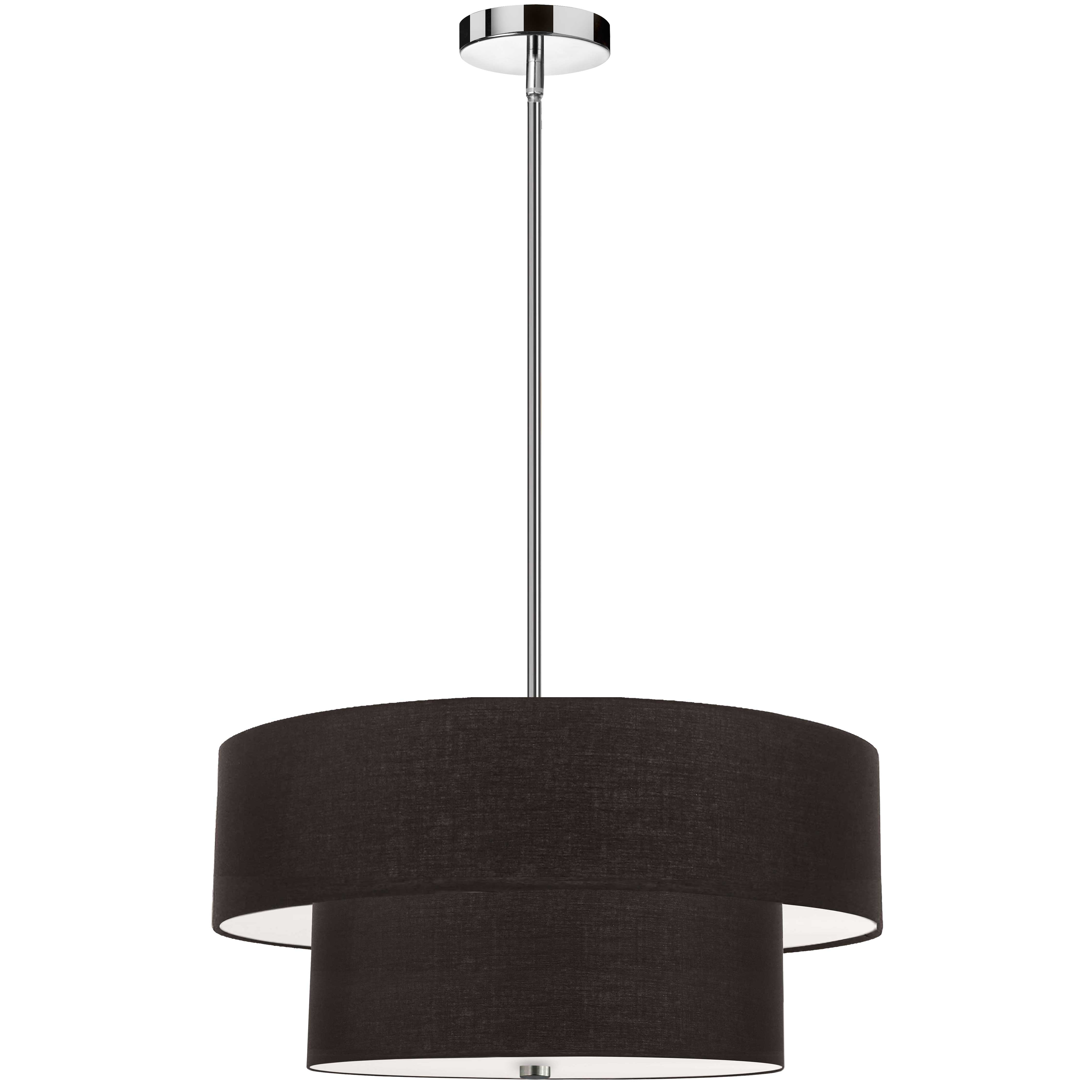 EVERLY Suspension Chrome - 571-224P-PC-BK | DAINOLITE