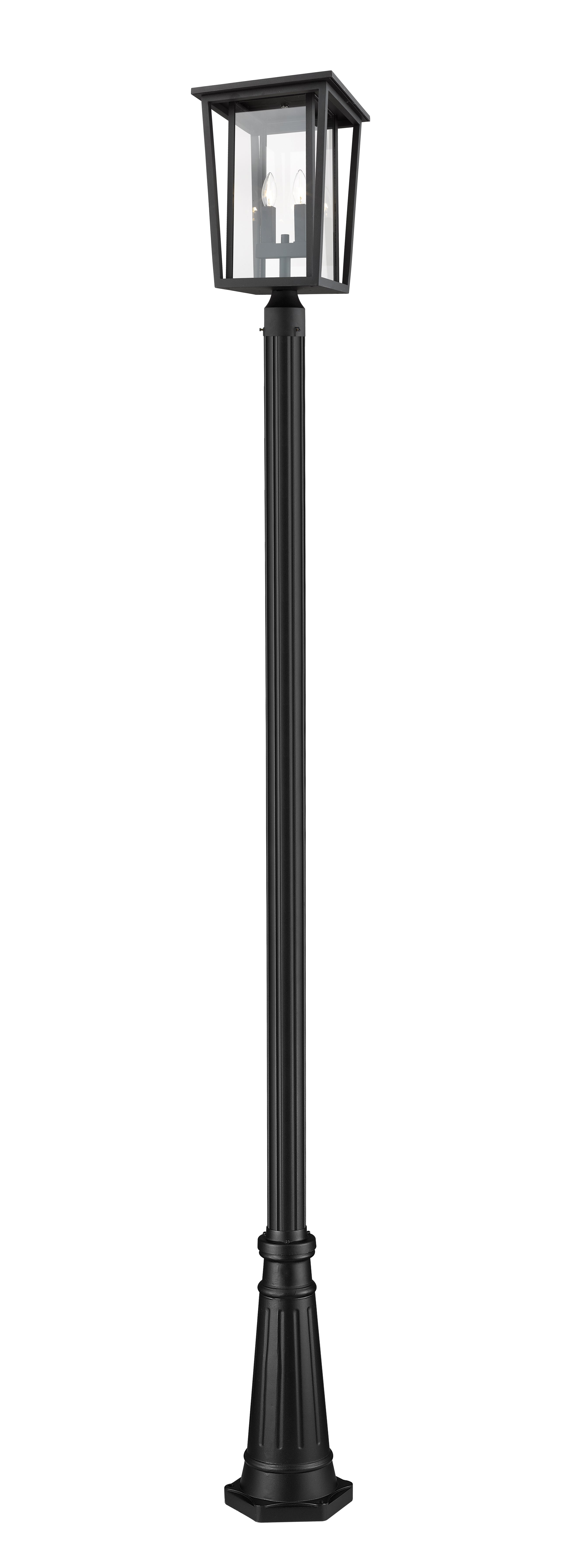 SEOUL Luminaire sur poteau Noir - 571PHBR-519P-BK | Z-LITE