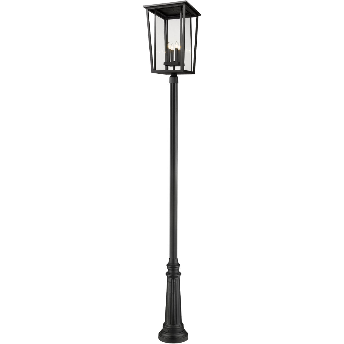 SEOUL Luminaire sur poteau Noir - 571PHXXLR-511P-BK | Z-LITE