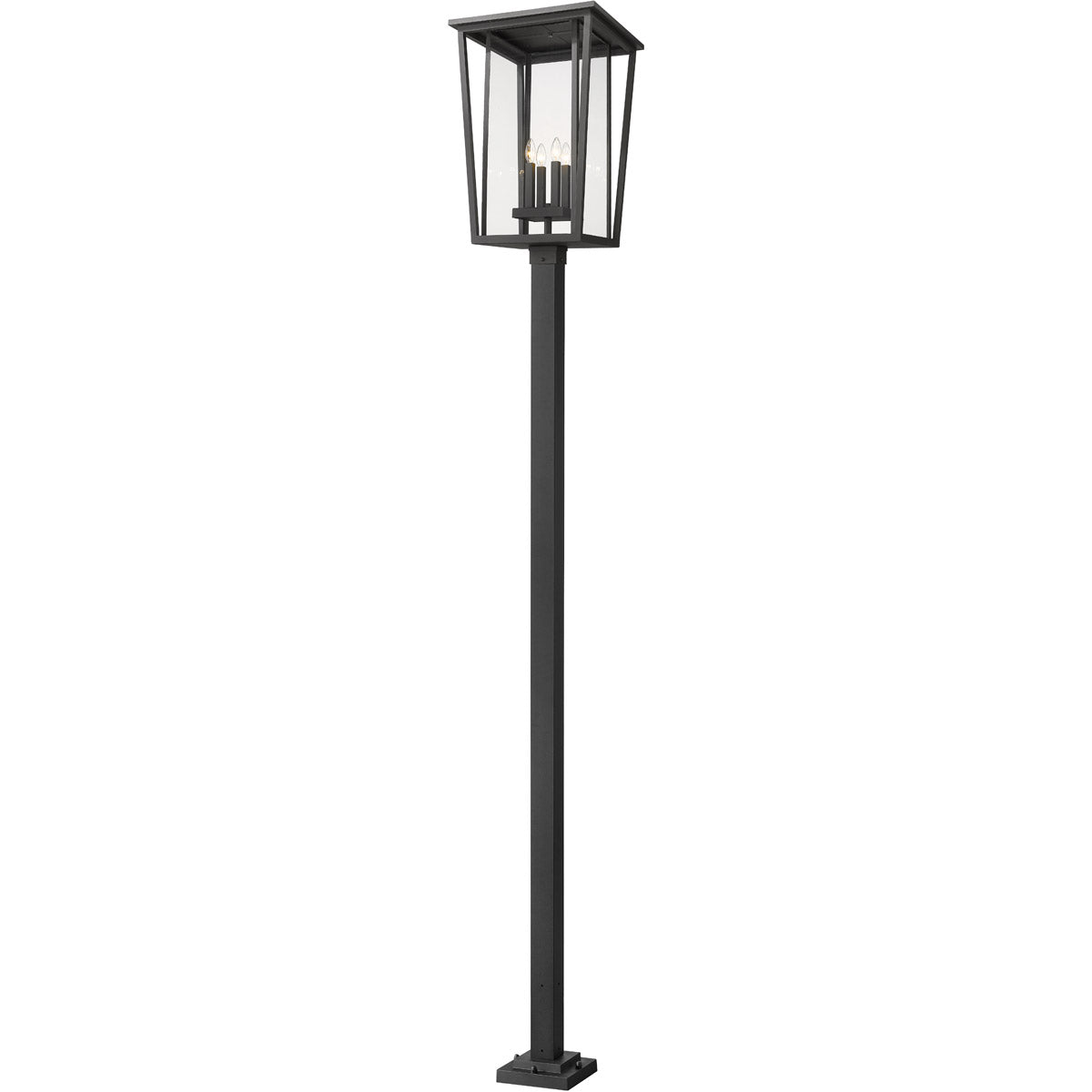 SEOUL Luminaire sur poteau Noir - 571PHXXLS-536P-BK | Z-LITE