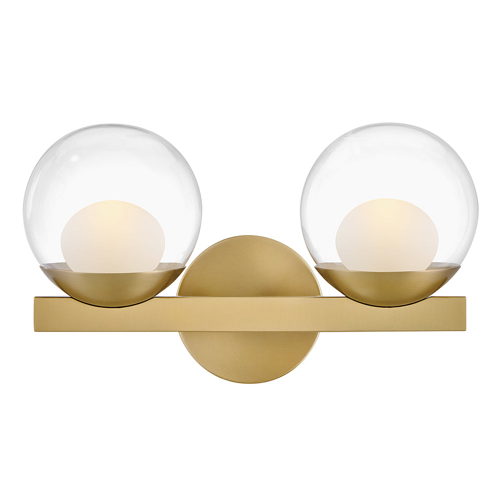 Petit luminaire de vanité à deux lumières