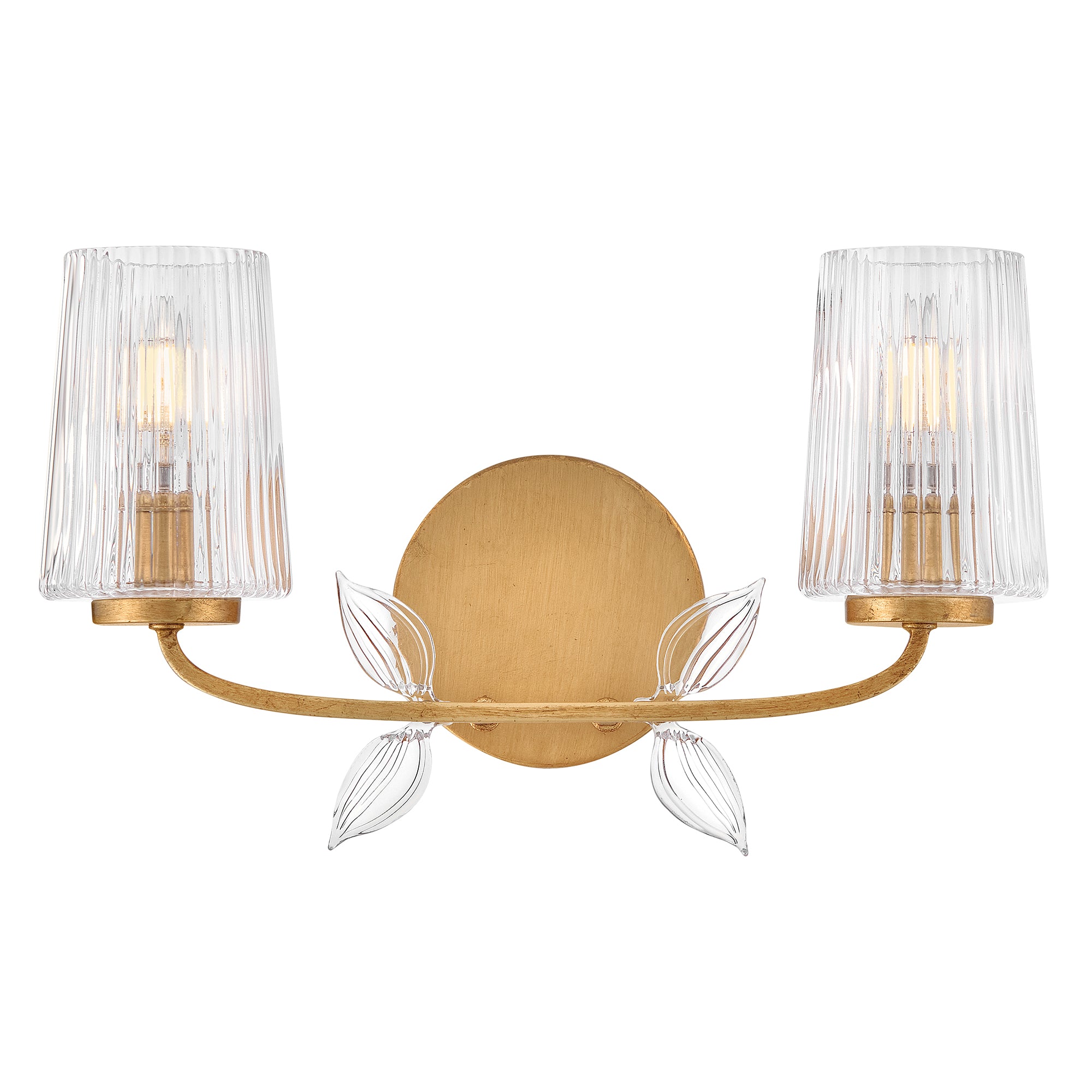 Petit luminaire de vanité à deux lumières