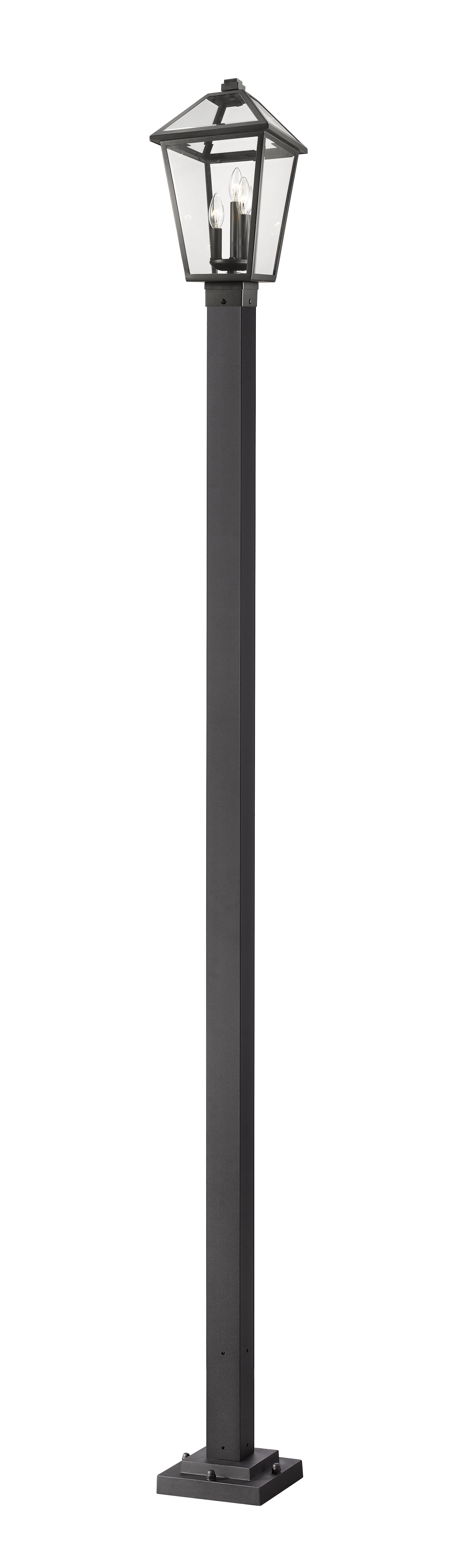 TALBOT Luminaire sur poteau Noir - 579PHBS-536P-BK | Z-LITE