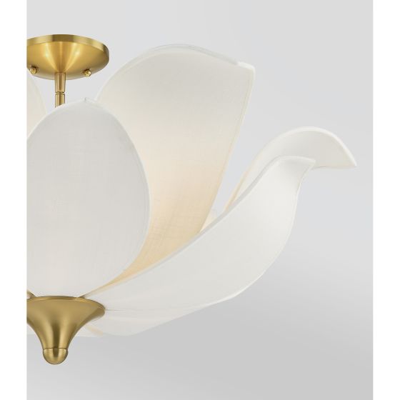 Semi-plafonnier ou suspension convertible 6 lumières | Elsie
