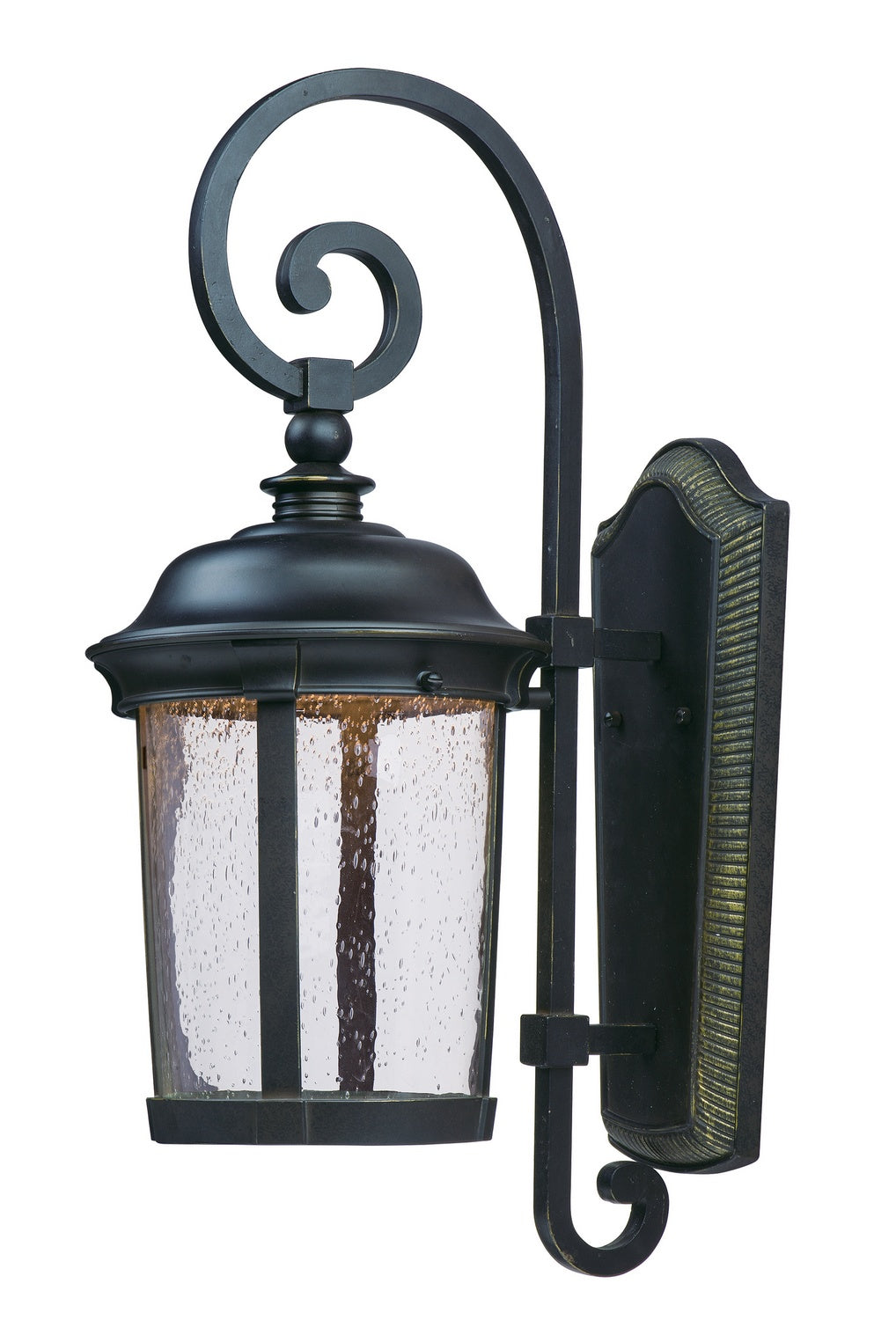 Maxim - Lanterne murale extérieure DEL | Dover LED - 55024CDBZ
