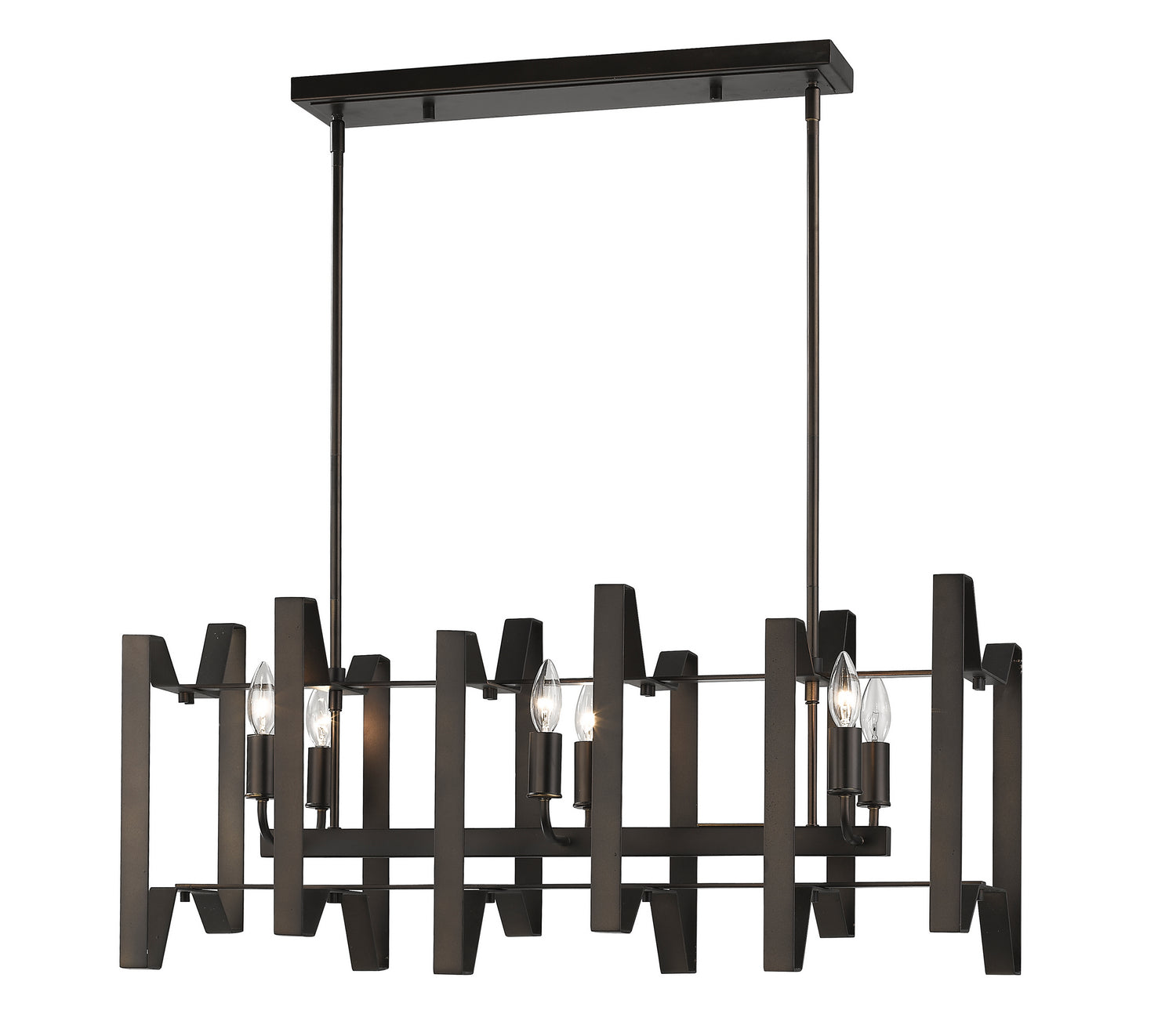 Lustre linéaire 6 lumières | Marsala