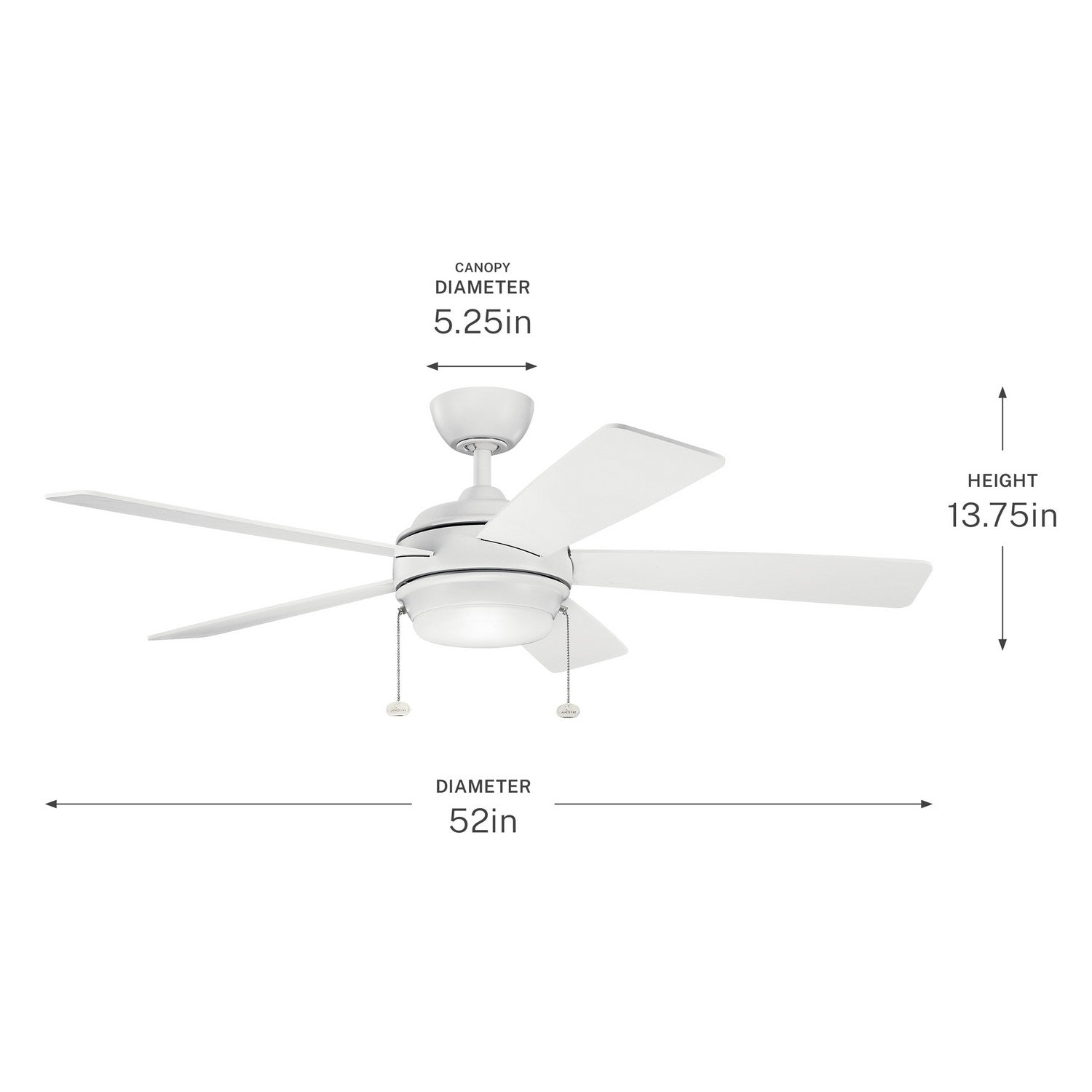 Ventilateur de plafond 52 po | Starkk