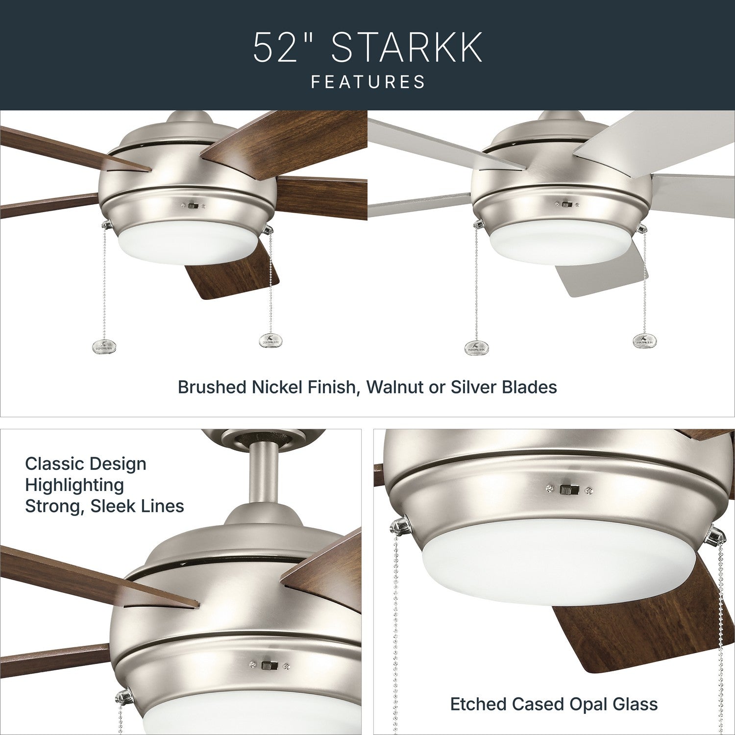 Ventilateur de plafond 52 po | Starkk
