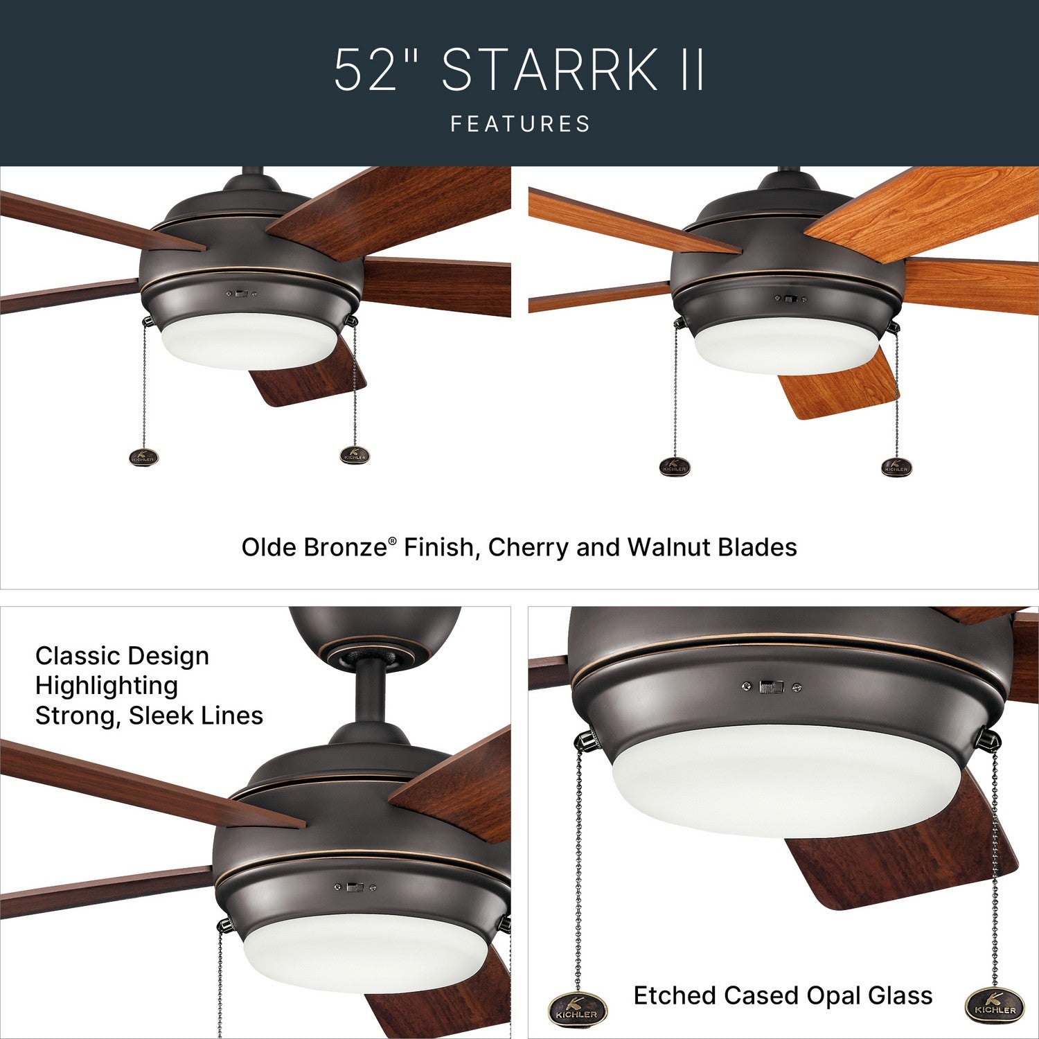 Ventilateur de plafond 52 po | Starkk