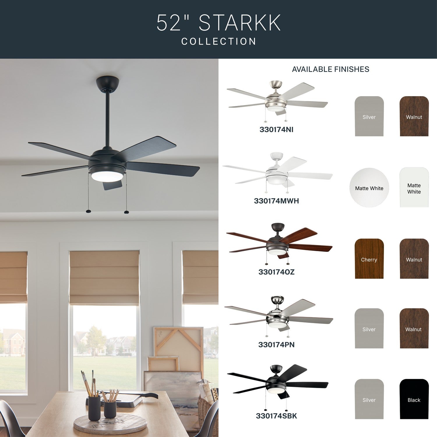 Ventilateur de plafond 52 po | Starkk