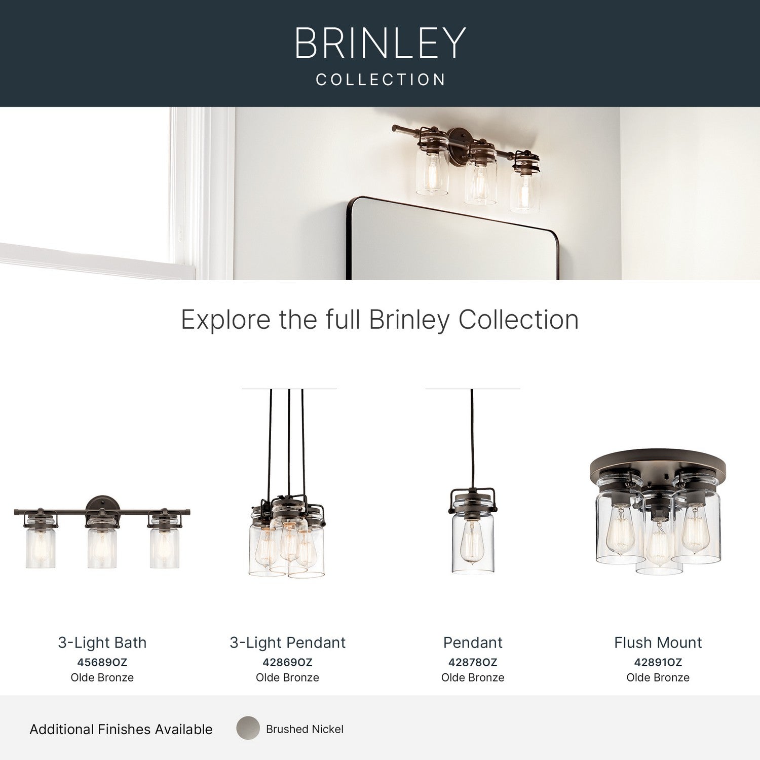 Plafonnier 3 lumières | Brinley