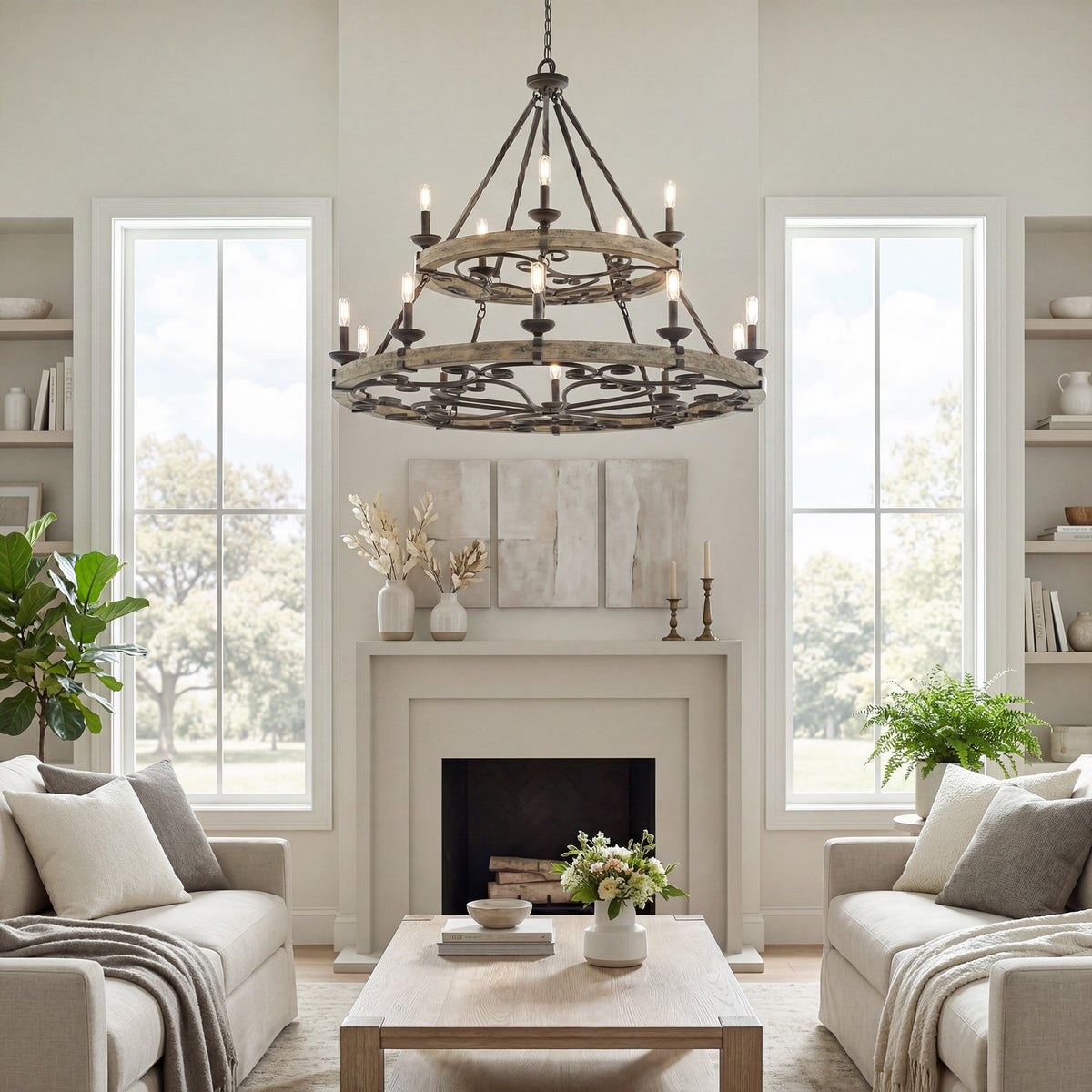 Lustre 15 lumières | Taulbee