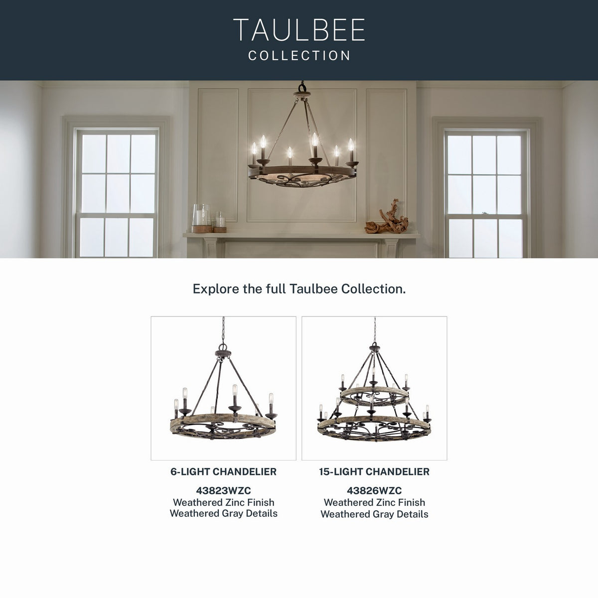 Lustre 15 lumières | Taulbee