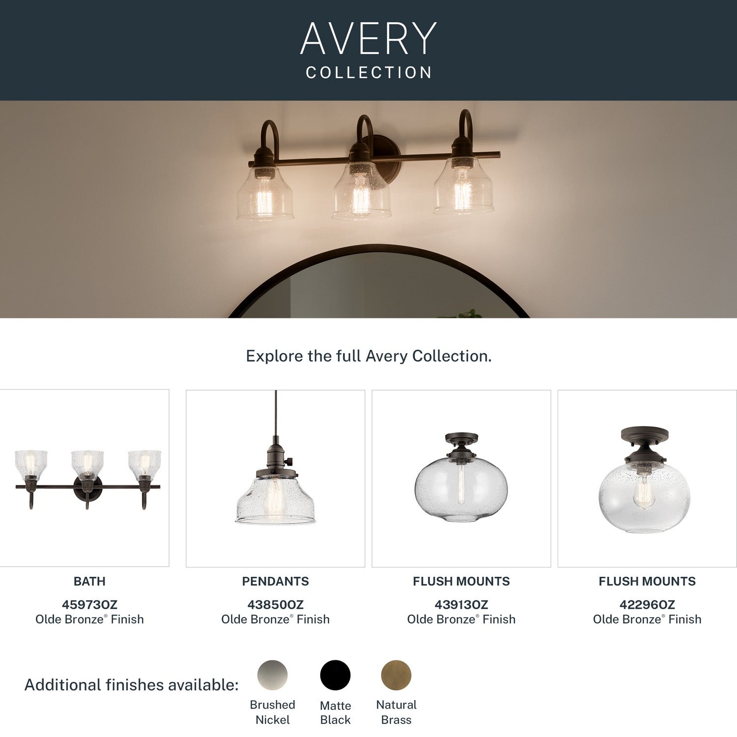 Mini-suspension 1 lumière | Avery