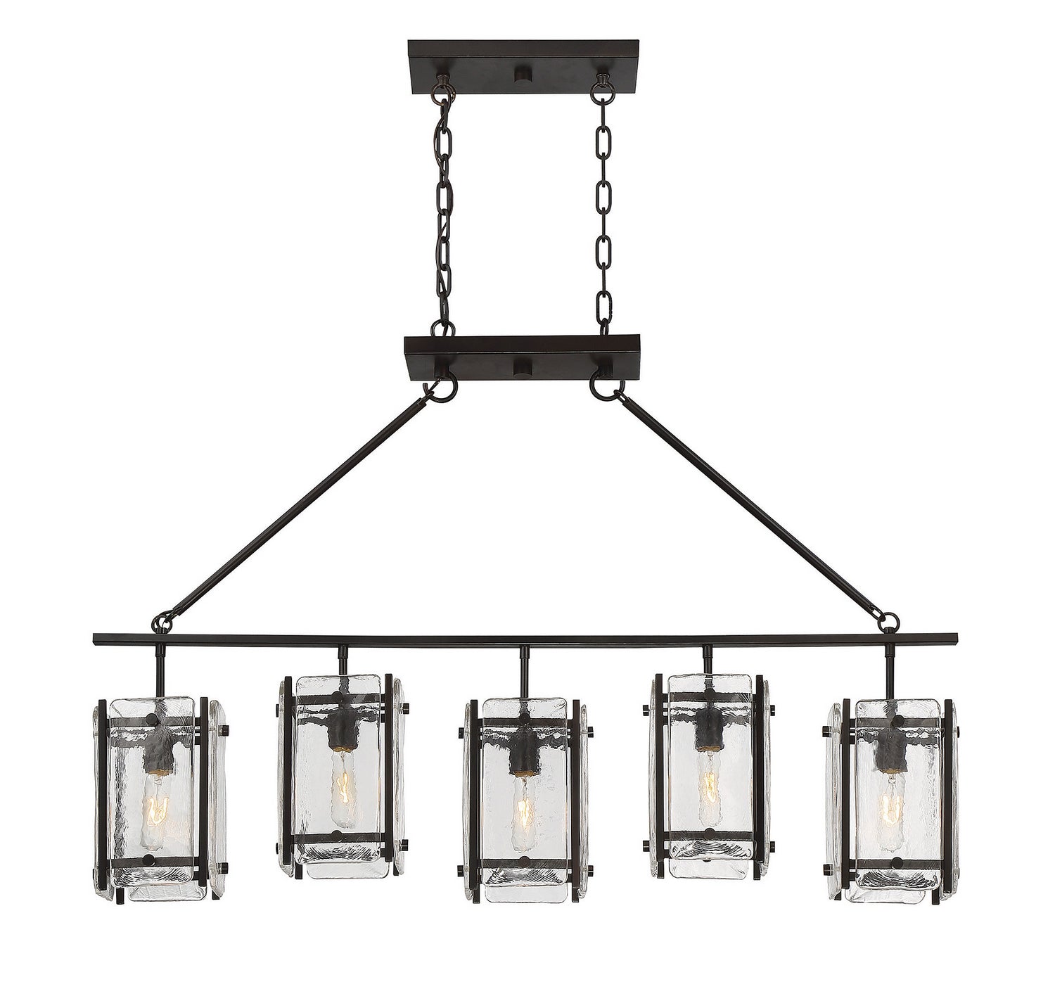 Lustre linéaire 5 lumières | Glenwood