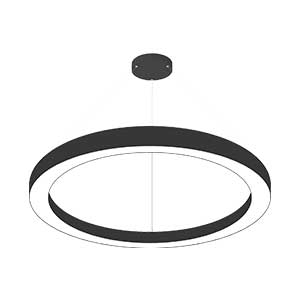 KOLIKA Luminaire suspendu Noir DEL INTÉGRÉ - 70338 | STANDARD