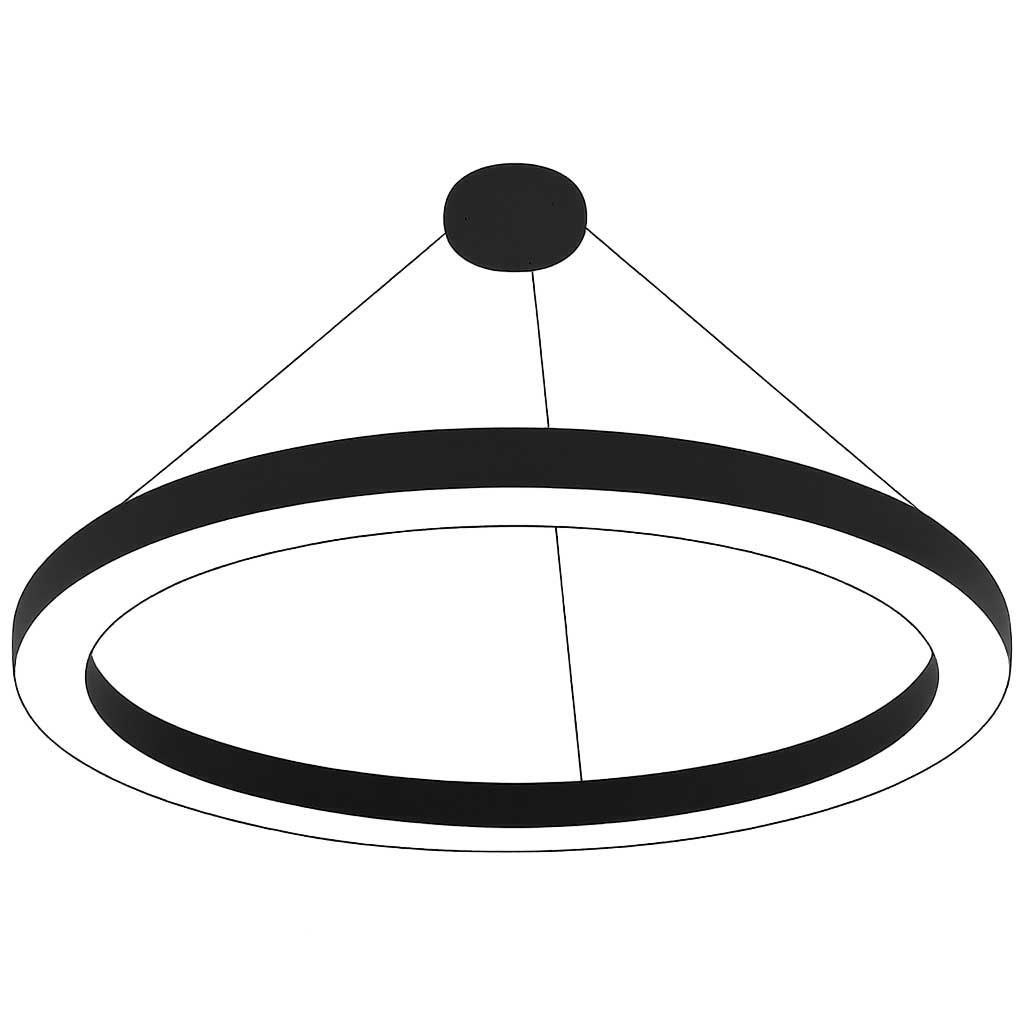 KOLIKA Luminaire suspendu Noir DEL INTÉGRÉ - 70340 | STANDARD