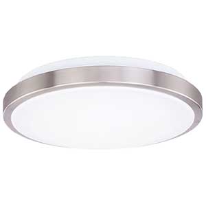 Plafonnier Nickel DEL INTÉGRÉ - 70462 | STANDARD